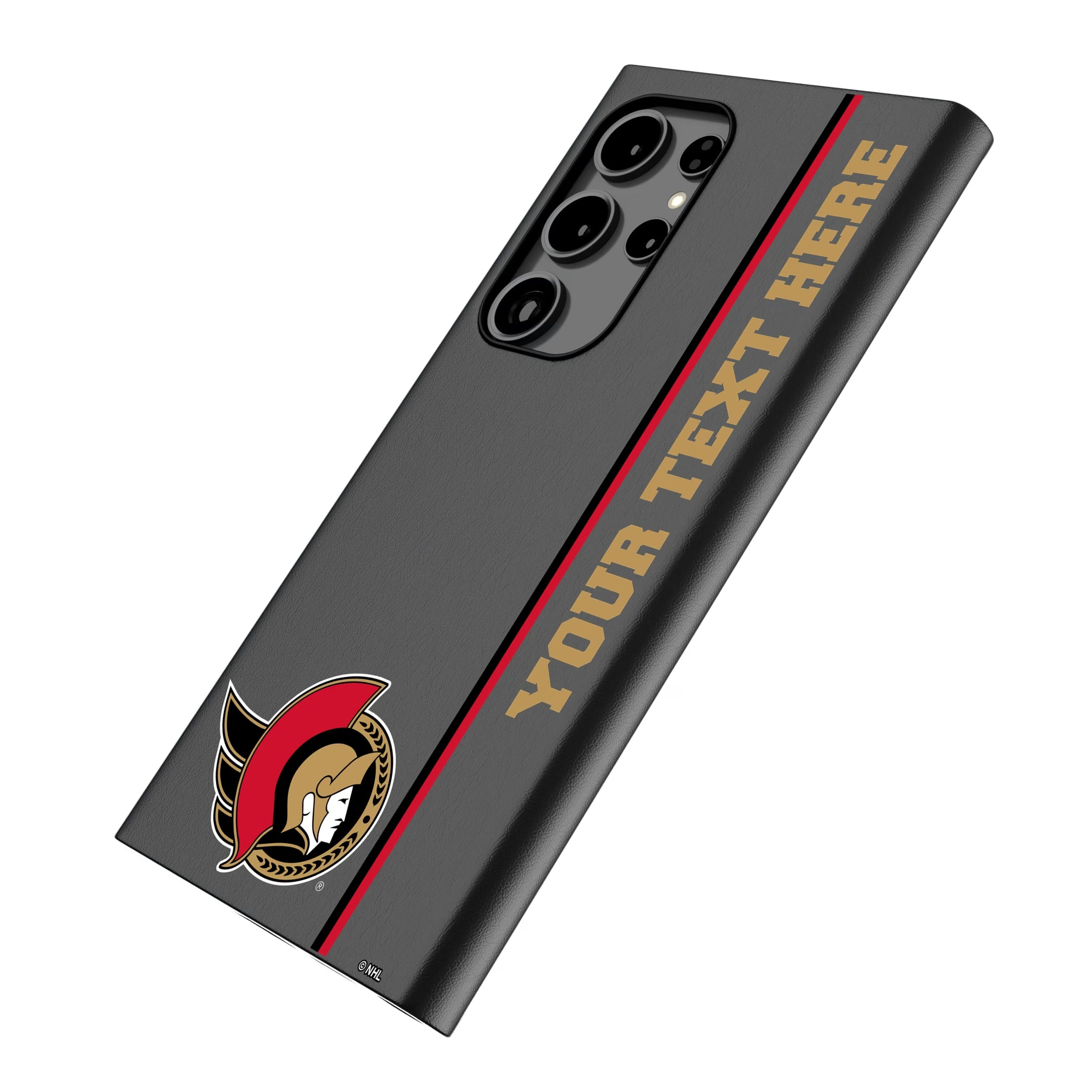 Ottawa Senators Personalized Sidebard Galaxy MagSafe Compatible Phone Case for Samsung Galaxy - Isometric View