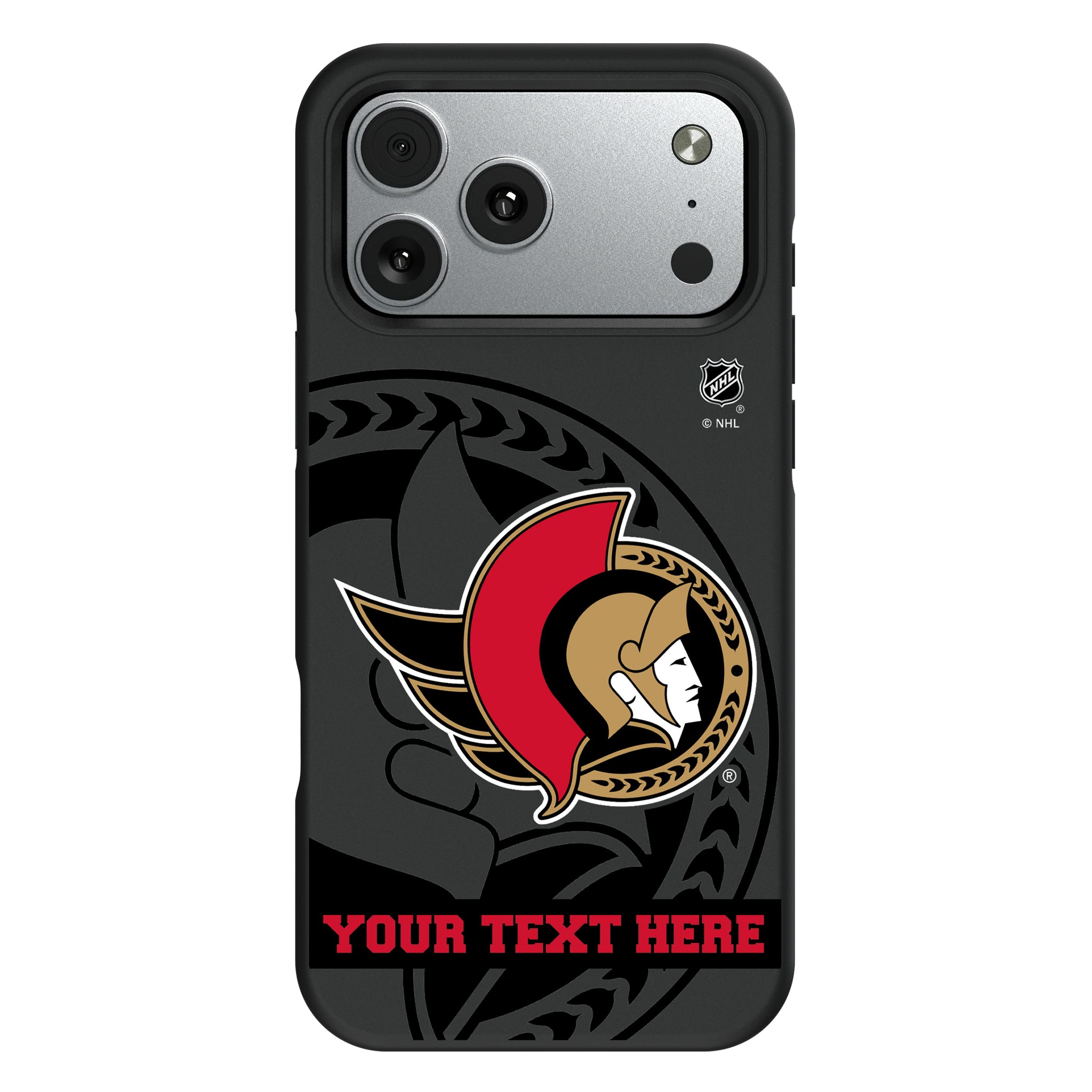 Ottawa Senators Personalized Tilt iPhone Bump Phone Case for Apple iPhone#Device_iPhone 17 Pro Max