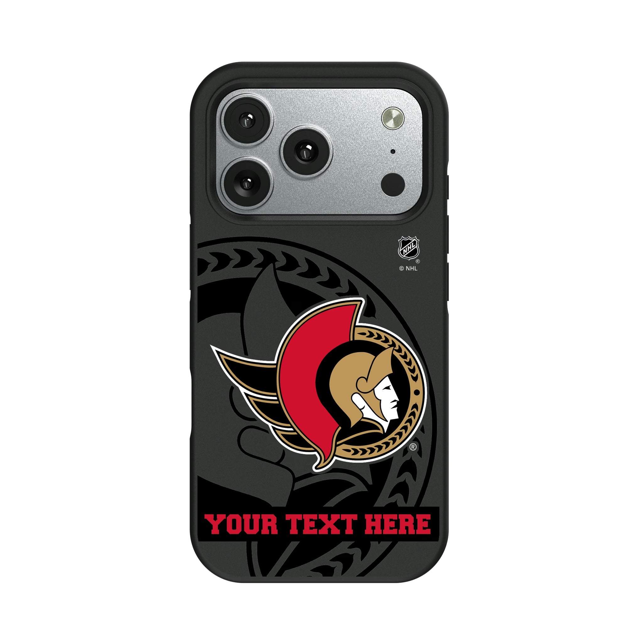 Ottawa Senators Personalized Tilt iPhone Bump Phone Case for Apple iPhone#Device_iPhone 17 Pro