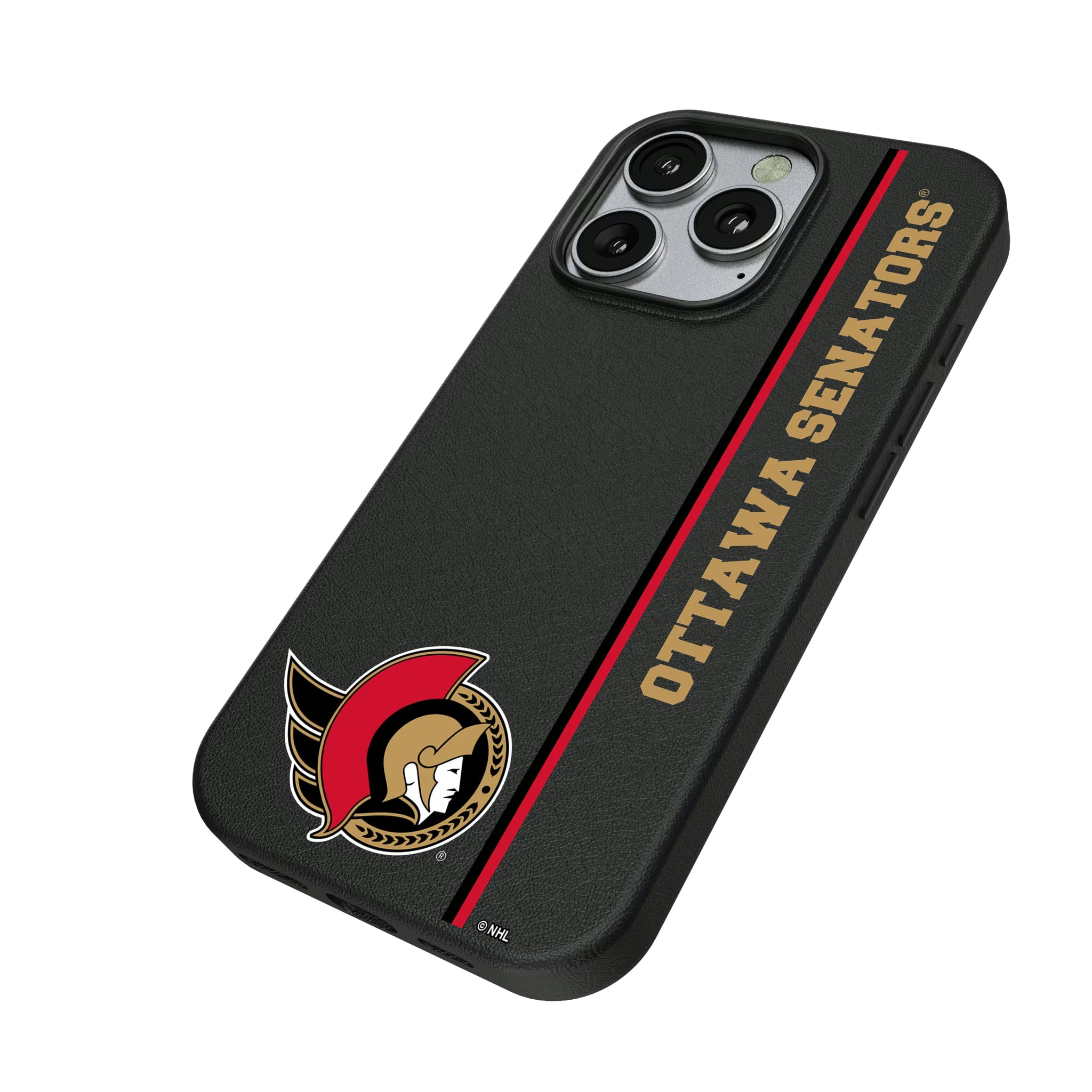 Ottawa Senators Sidebar iPhone MagSafe Compatible Phone Case for Apple iPhone - Isometric View