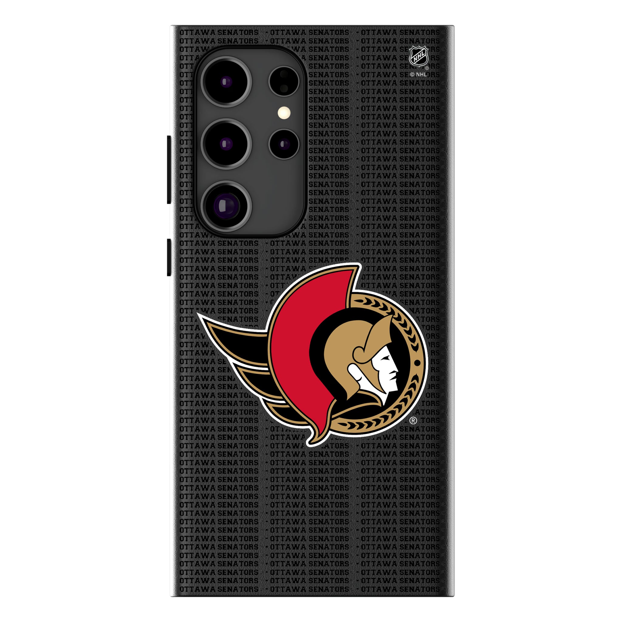 Ottawa Senators Text Backdrop Galaxy MagSafe Compatible Phone Case for Samsung Galaxy