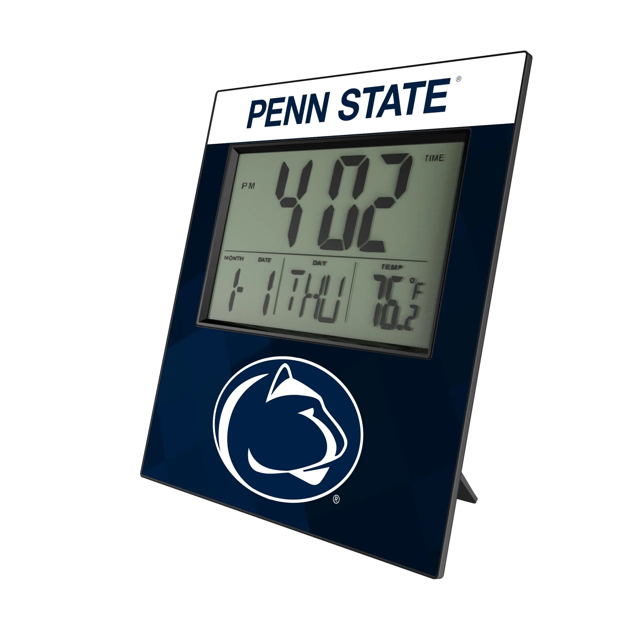Pennsylvania State University Nittany Lions Color Block Wall Clock