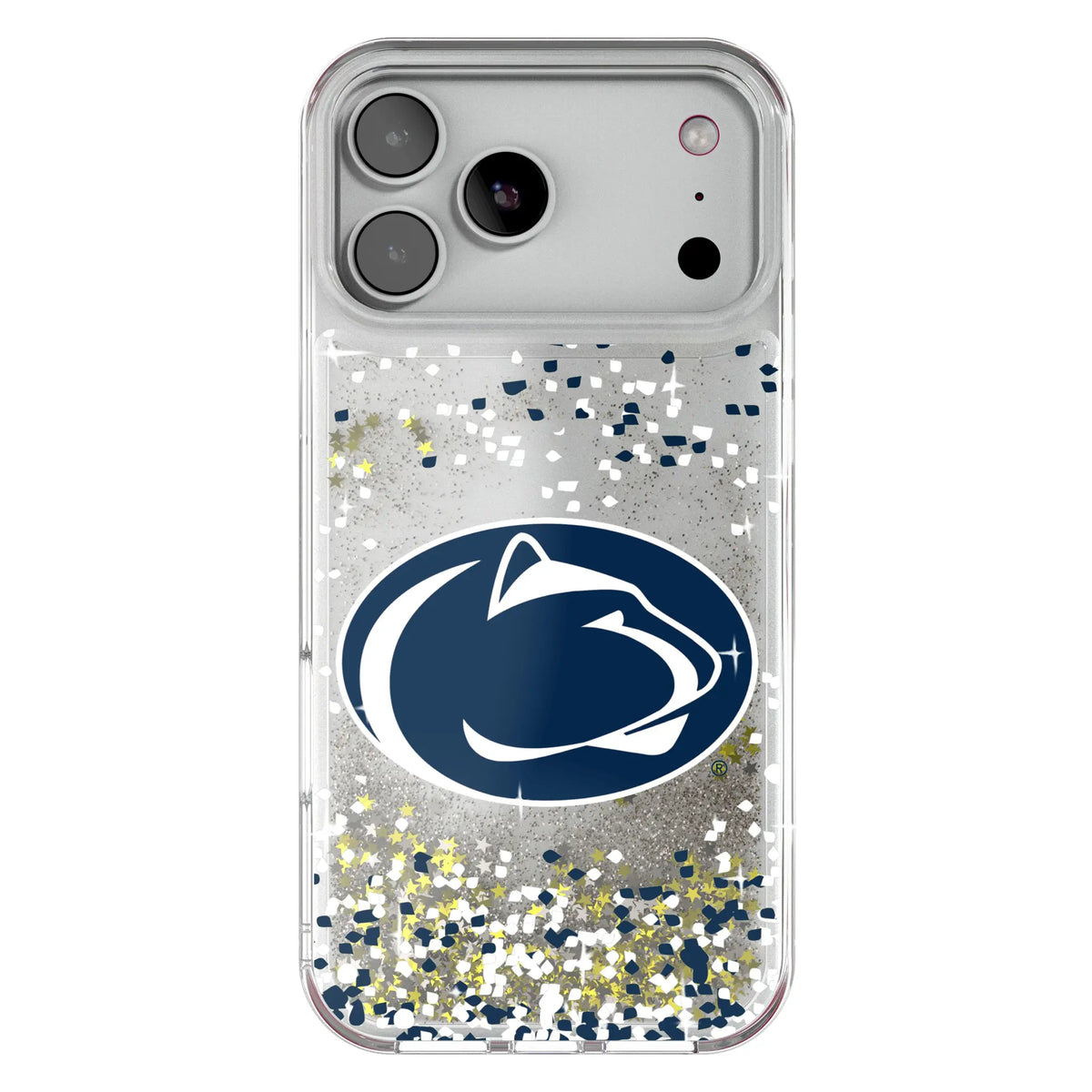 Pennsylvania State University Nittany Lions Confetti Glitter Phone Case for Apple iPhone