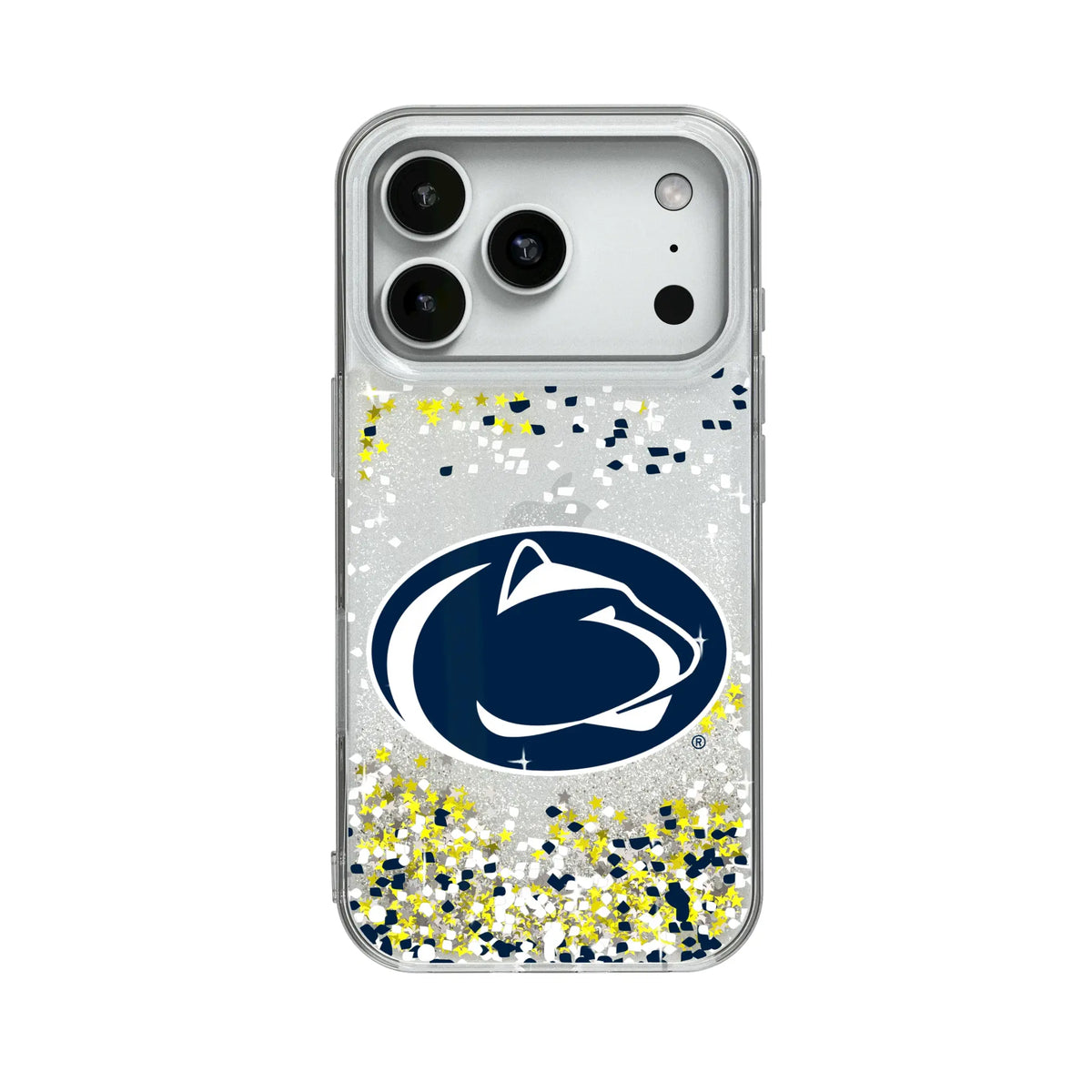 Pennsylvania State University Nittany Lions Confetti Glitter Phone Case for Apple iPhone