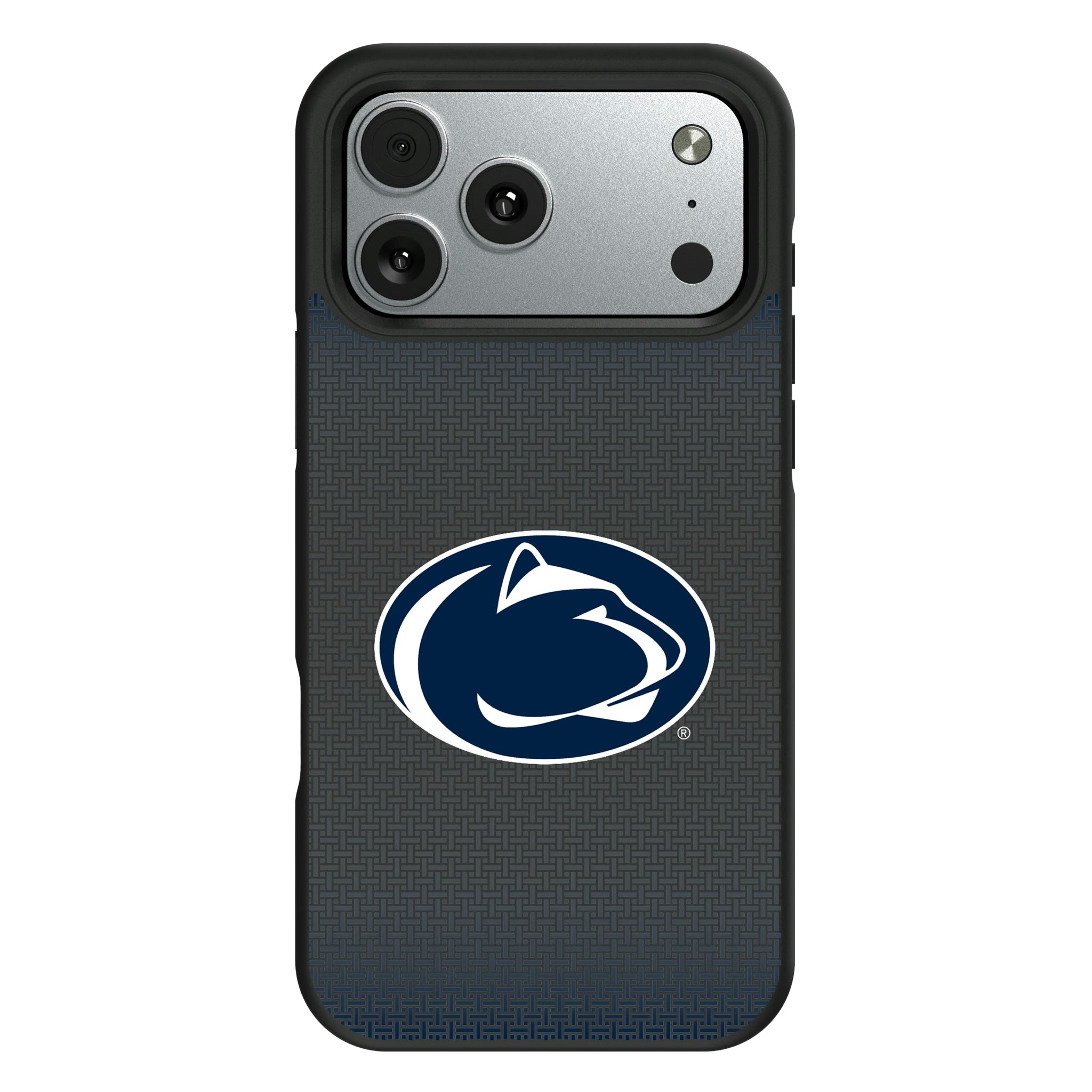 Pennsylvania State University Nittany Lions Linen iPhone Bump Phone Case for Apple iPhone#Device_iPhone 17 Pro Max