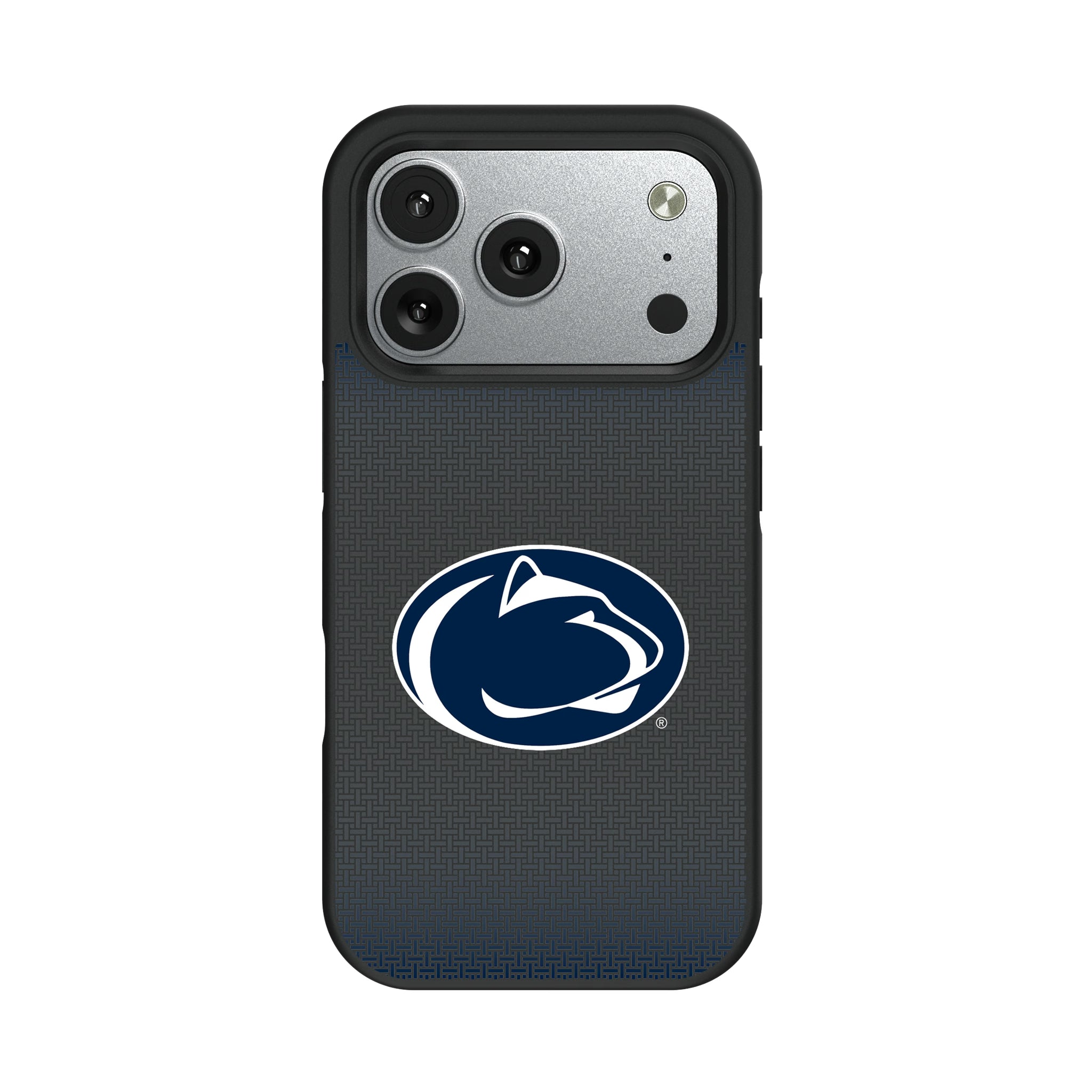 Pennsylvania State University Nittany Lions Linen iPhone Bump Phone Case for Apple iPhone#Device_iPhone 17 Pro