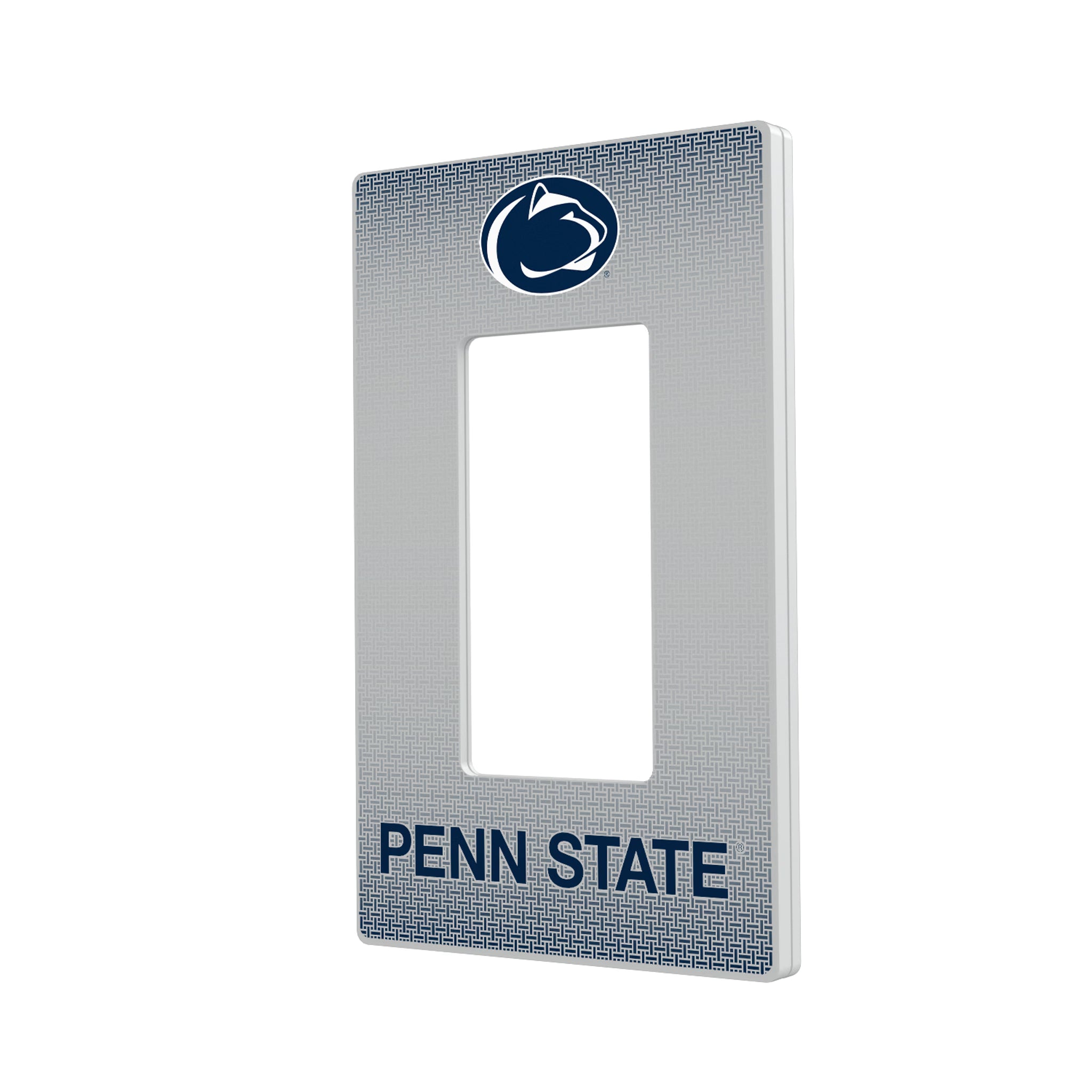Pennsylvania State University Nittany Lions Linen Hidden-Screw Light Switch Plate#Style_Single Rocker