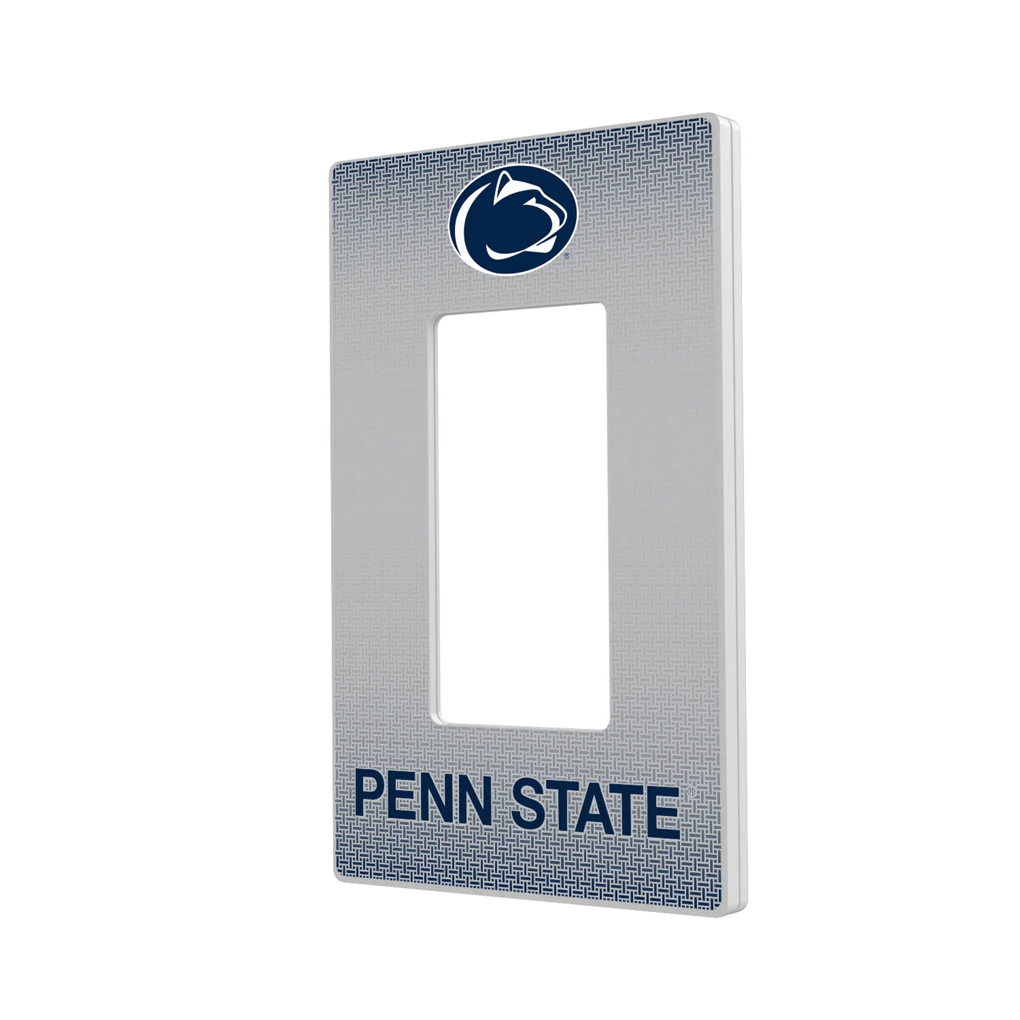 Pennsylvania State University Nittany Lions Linen Hidden-Screw Light Switch Plate#Style_Single Rocker