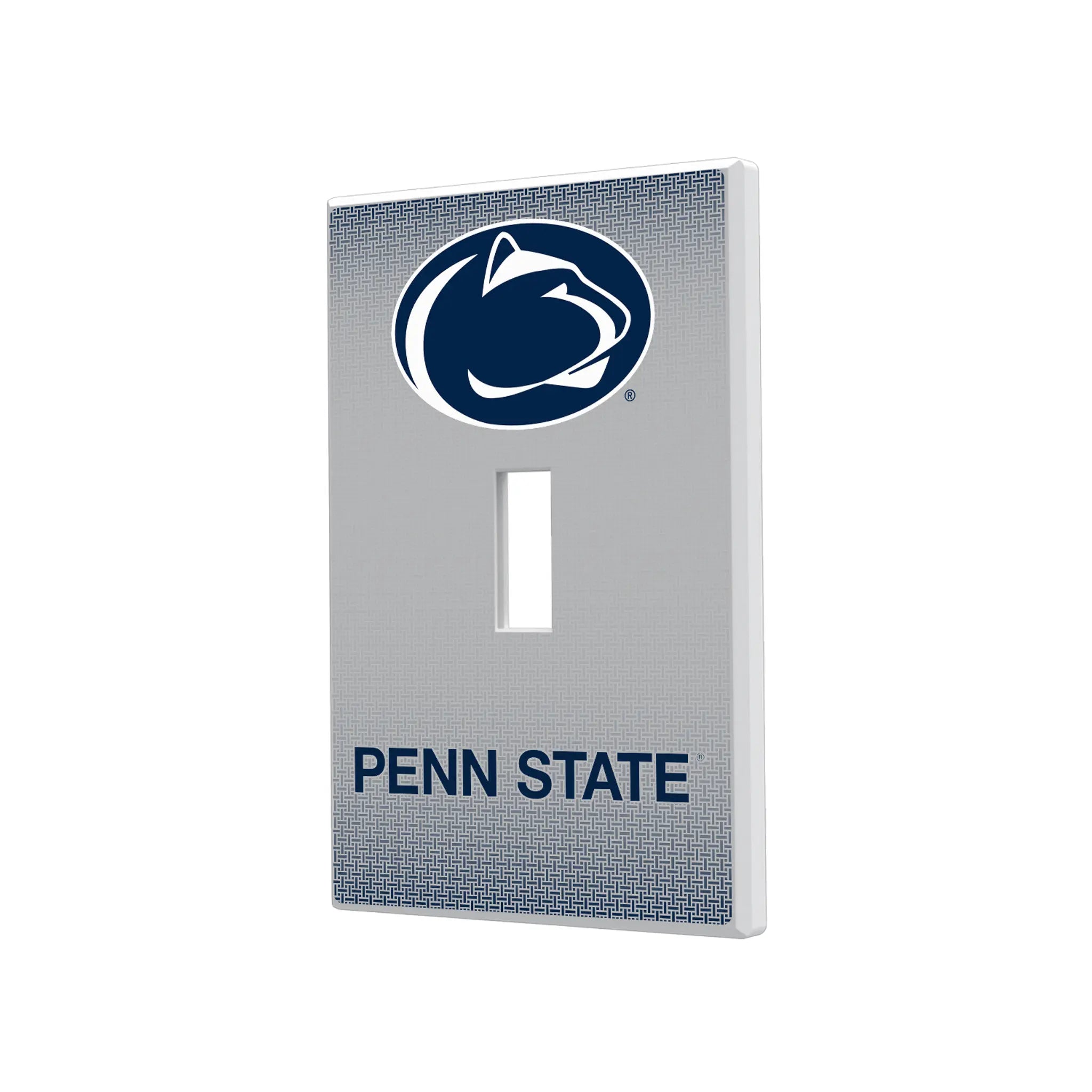 Pennsylvania State University Nittany Lions Linen Hidden-Screw Light Switch Plate#Style_Single Toggle