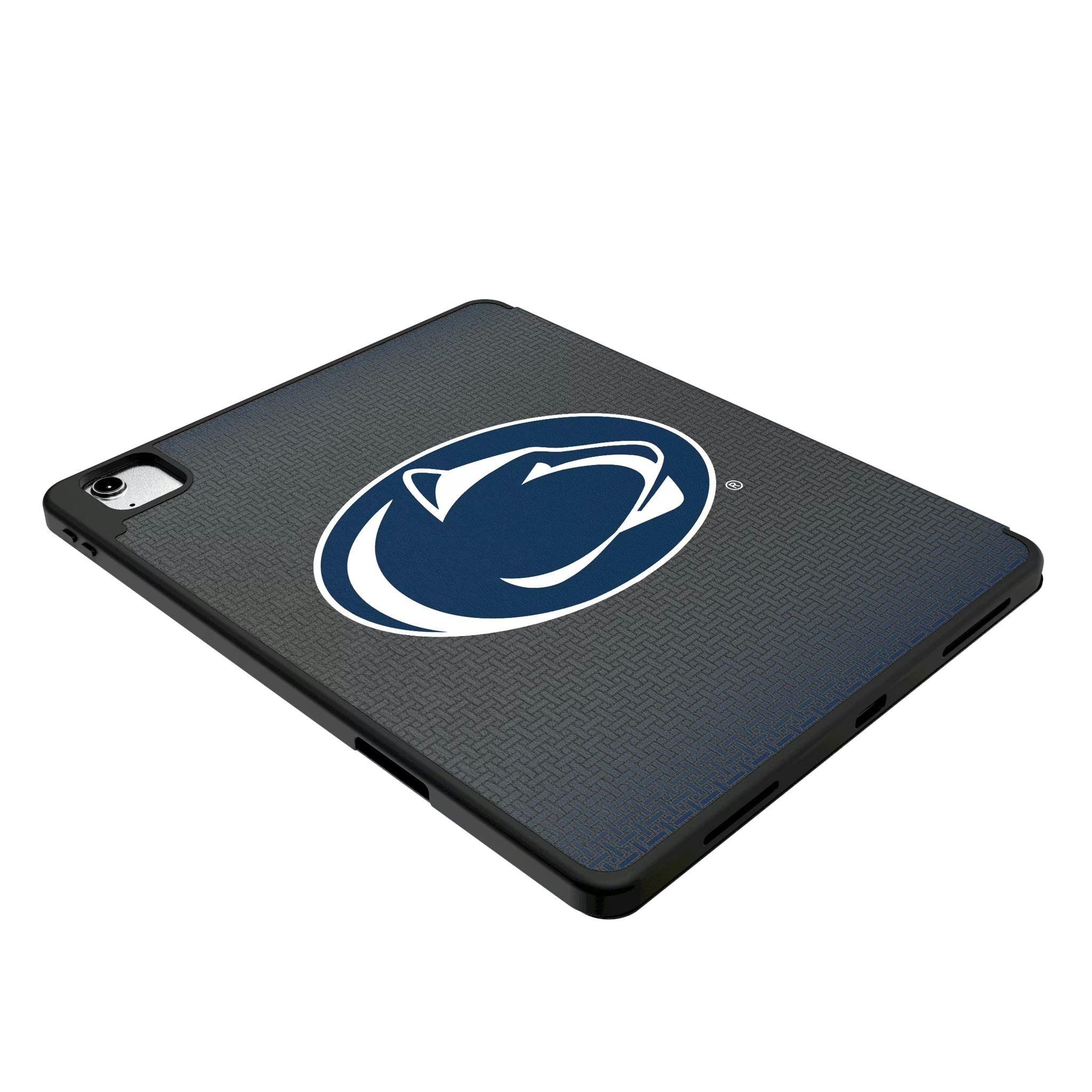 Pennsylvania State University Nittany Lions Linen iPad Tablet Case for Apple iPad - Isometric View