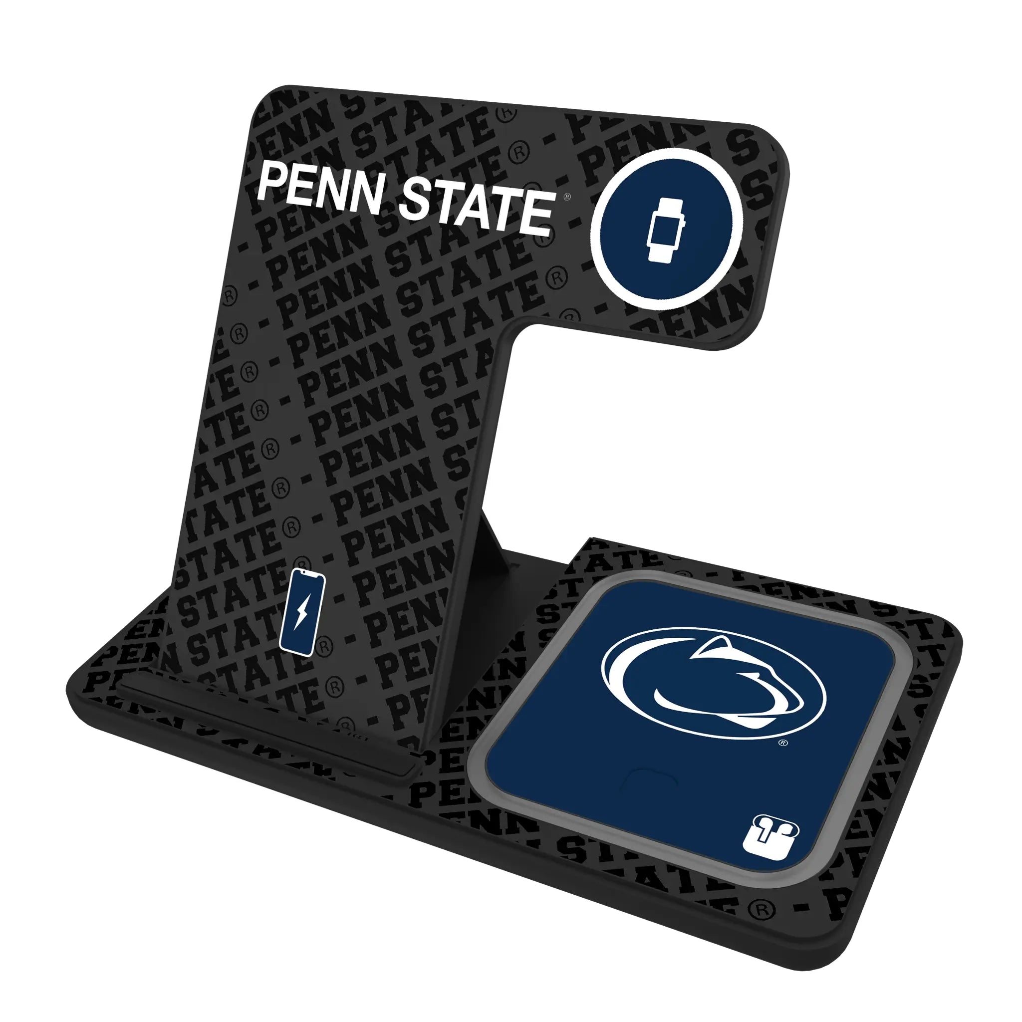 Pennsylvania State University Nittany Lions Monocolor Tilt 3 in 1 Charging Station