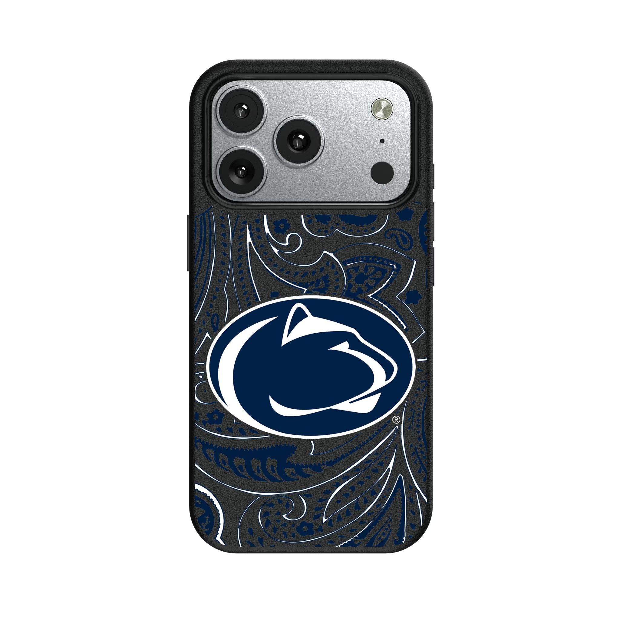 Pennsylvania State University Nittany Lions Paisley iPhone MagSafe Compatible Phone Case for Apple iPhone#Device_iPhone 17 Pro