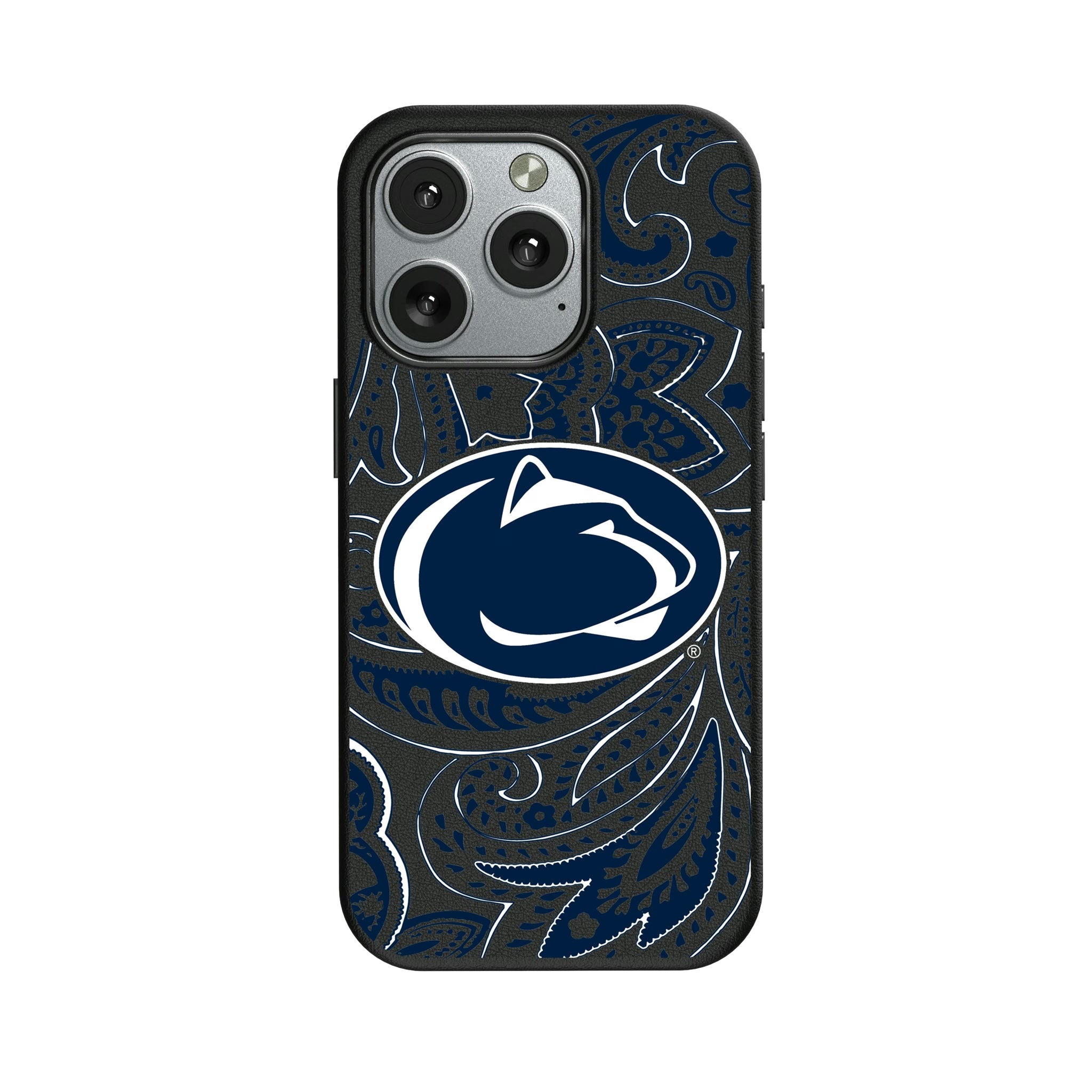 Pennsylvania State University Nittany Lions Paisley iPhone MagSafe Compatible Phone Case for Apple iPhone