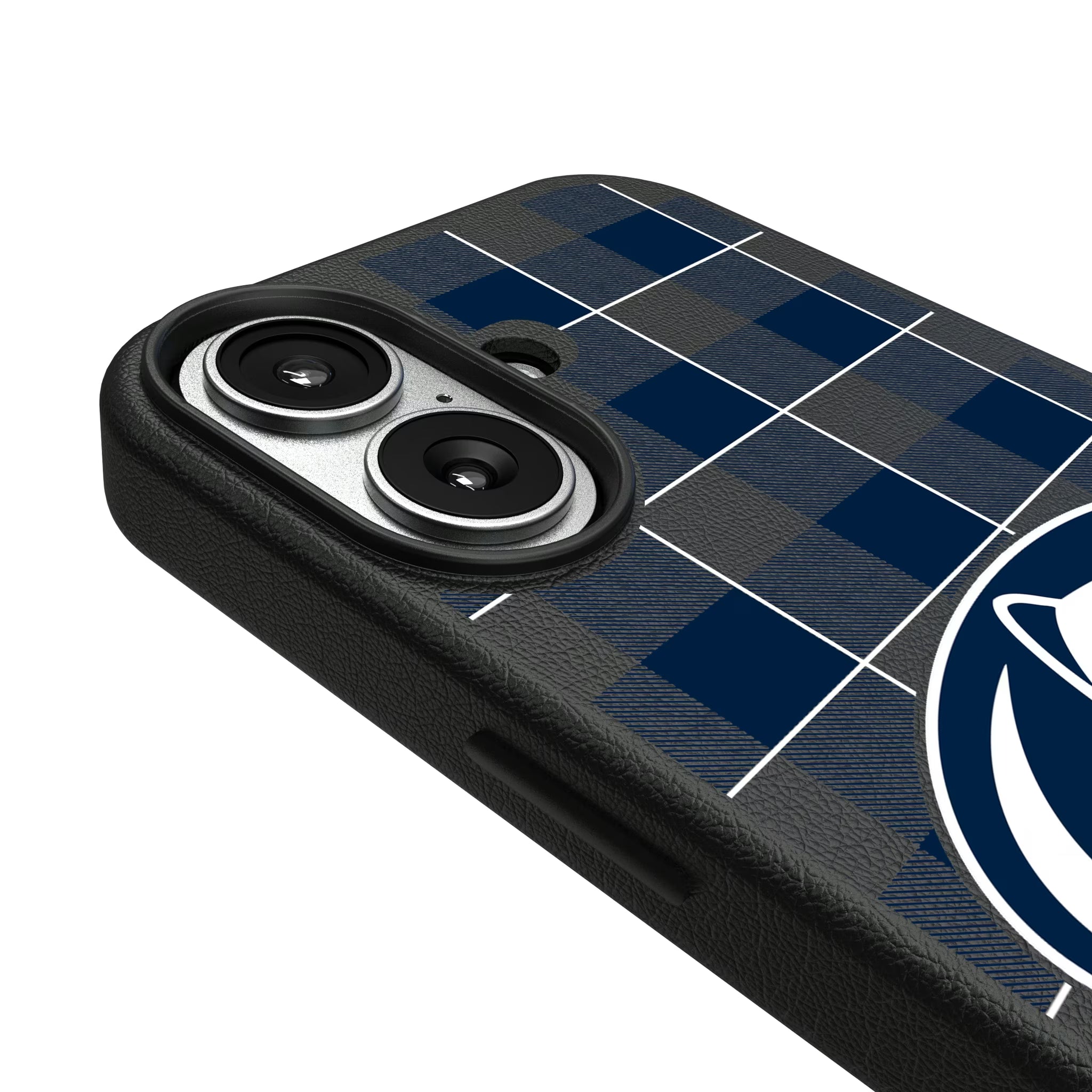 Pennsylvania State University Nittany Lions Plaid iPhone MagSafe Compatible Phone Case for Apple iPhone - Detail#Device_iPhone 17