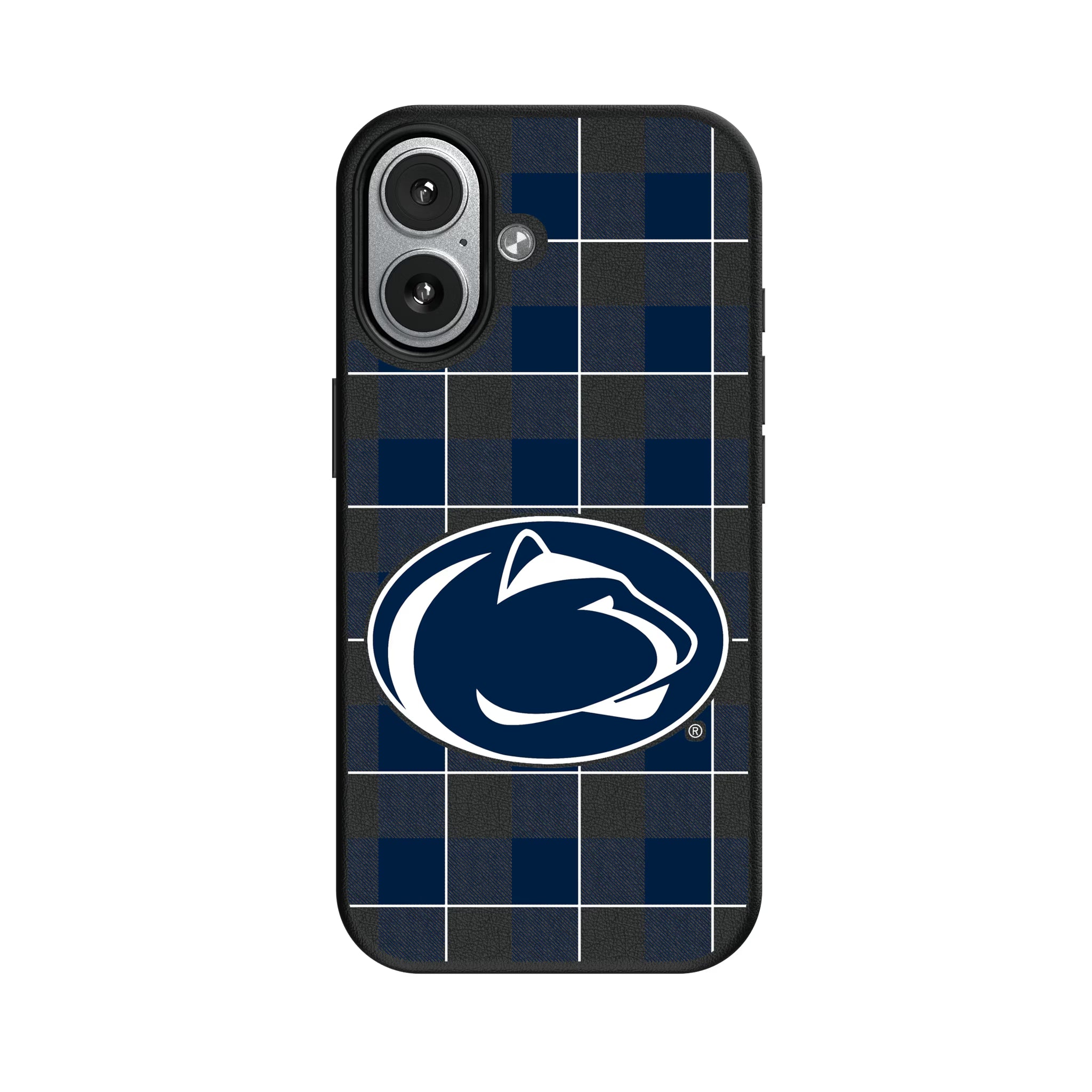 Pennsylvania State University Nittany Lions Plaid iPhone MagSafe Compatible Phone Case for Apple iPhone#Device_iPhone 17