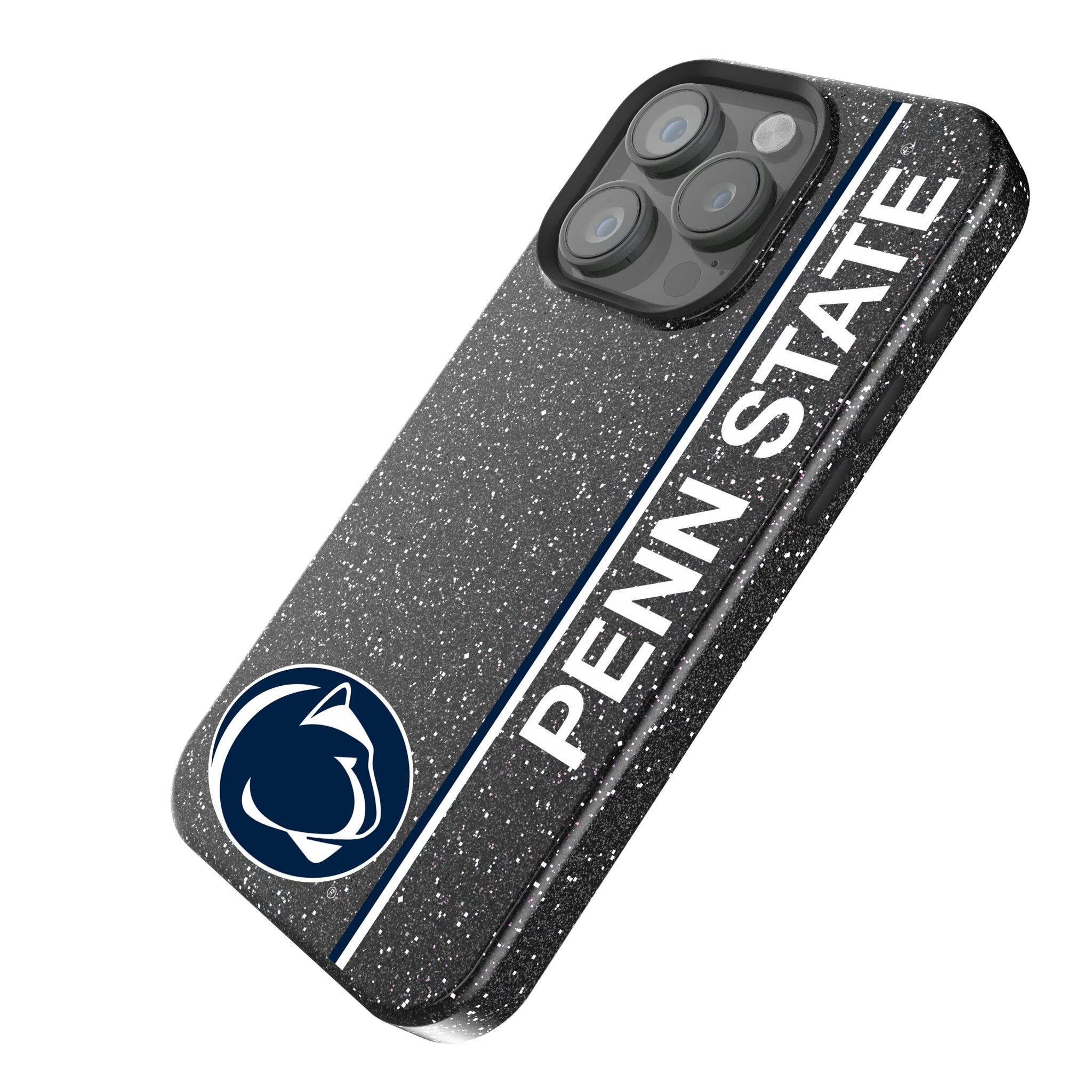 Pennsylvania State University Nittany Lions Sidebar iPhone Bling Phone Case for Apple iPhone - Isometric View