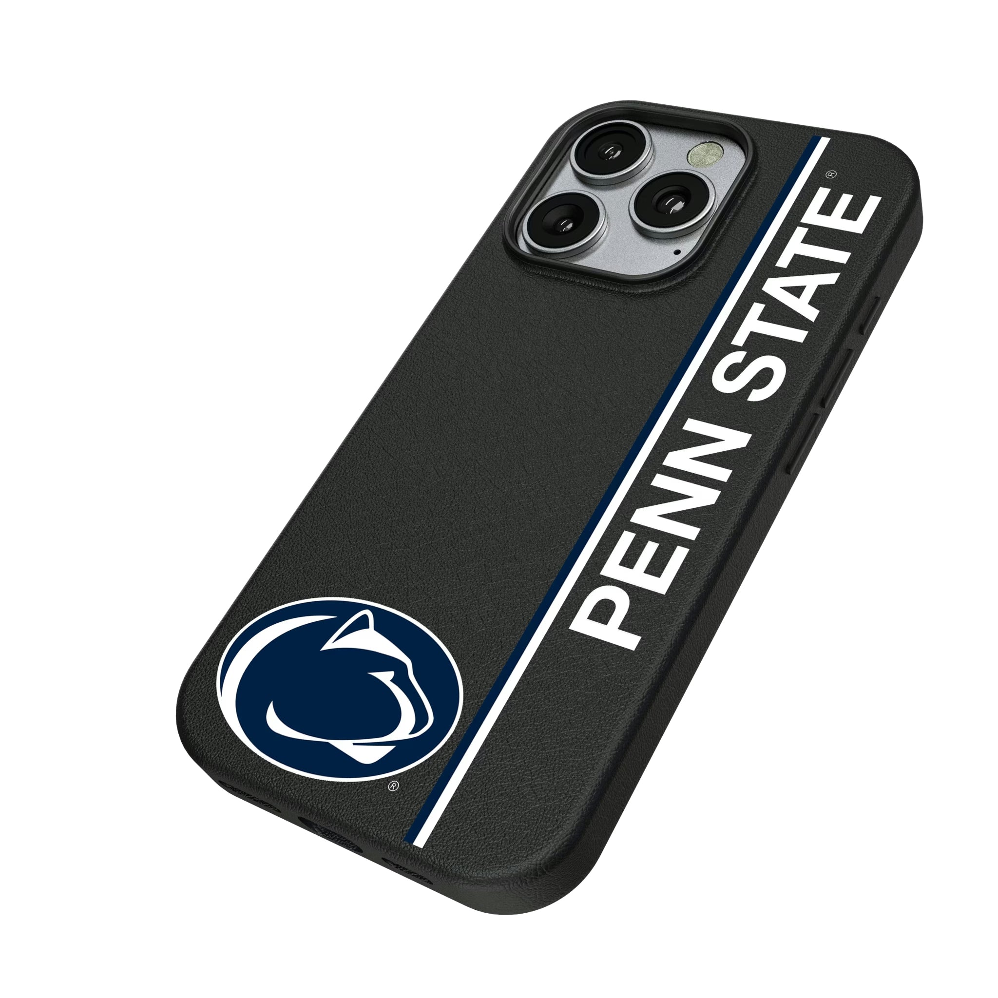 Pennsylvania State University Nittany Lions Sidebar iPhone MagSafe Compatible Phone Case for Apple iPhone - Isometric View