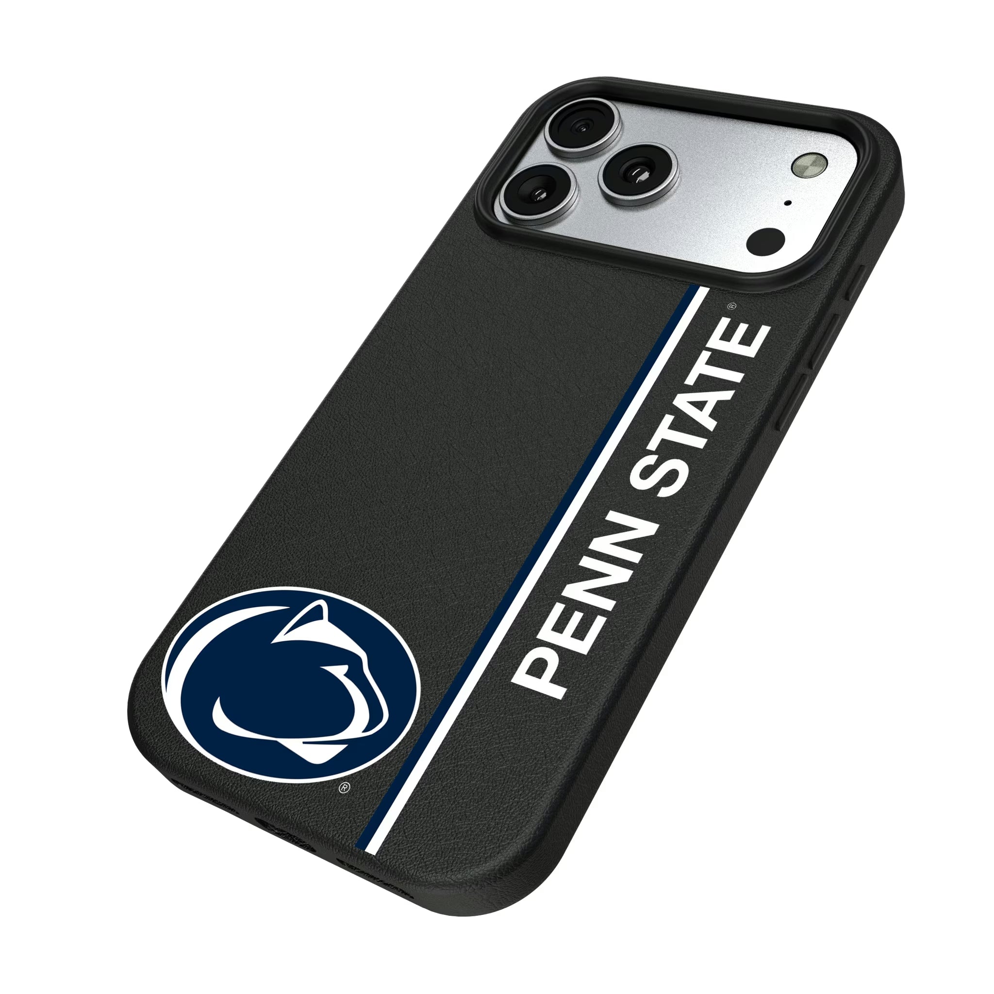 Pennsylvania State University Nittany Lions Sidebar iPhone MagSafe Compatible Phone Case for Apple iPhone - Isometric View#Device_iPhone 17 Pro Max