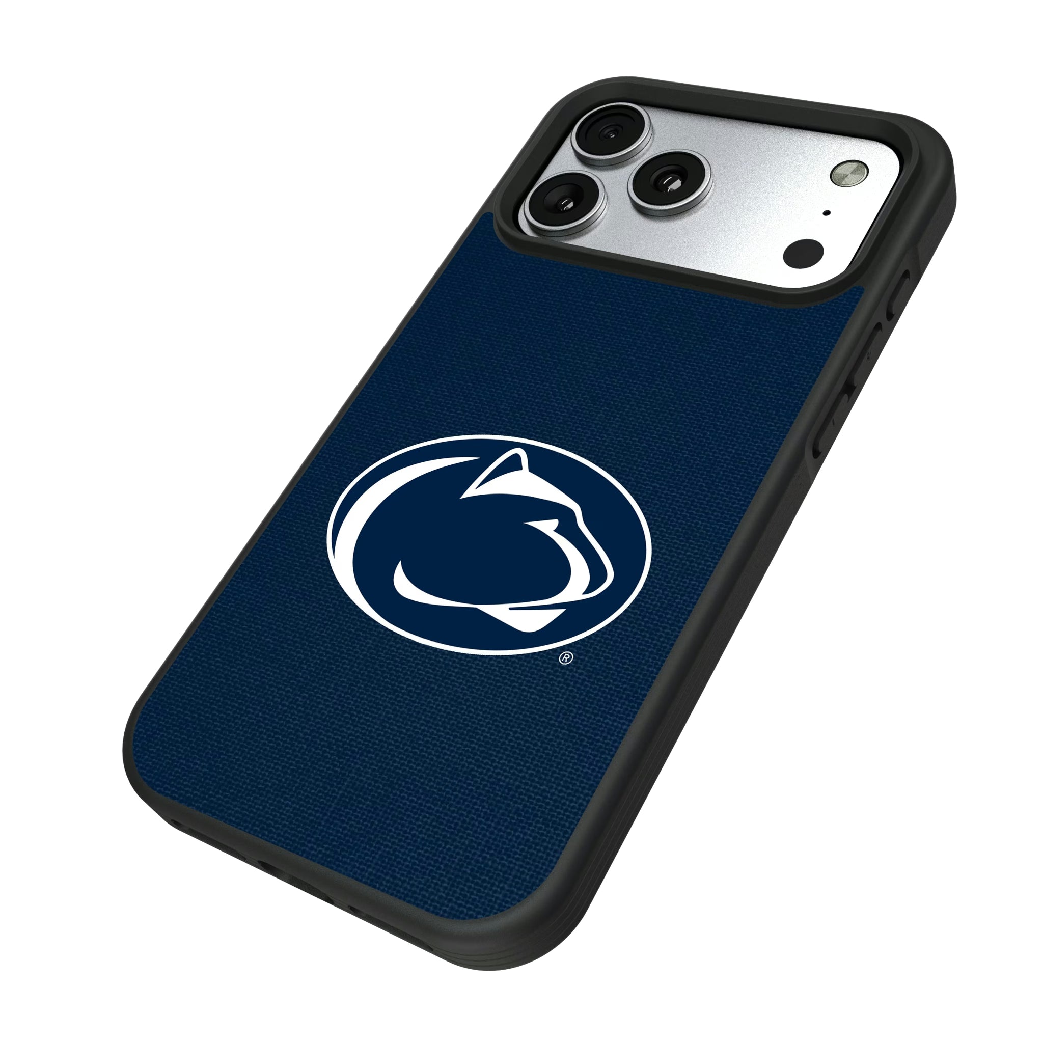 Pennsylvania State University Nittany Lions Solid iPhone Bump Phone Case for Apple iPhone - Isometric View#Device_iPhone 17 Pro Max