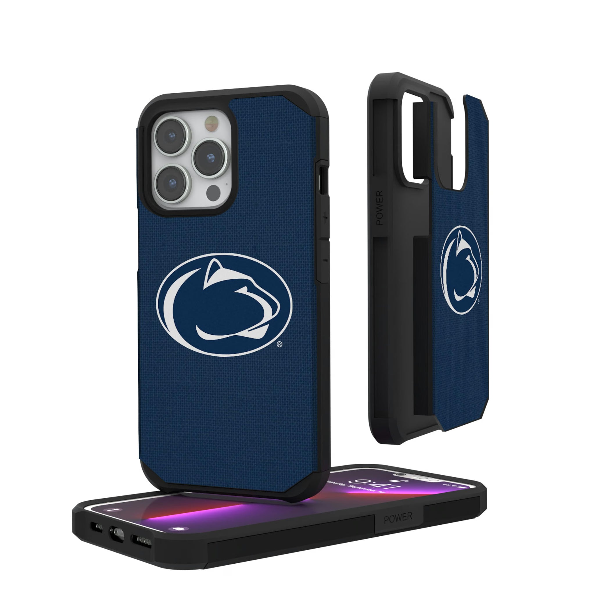 Pennsylvania State University Nittany Lions Solid iPhone Rugged Phone Case for Apple iPhone