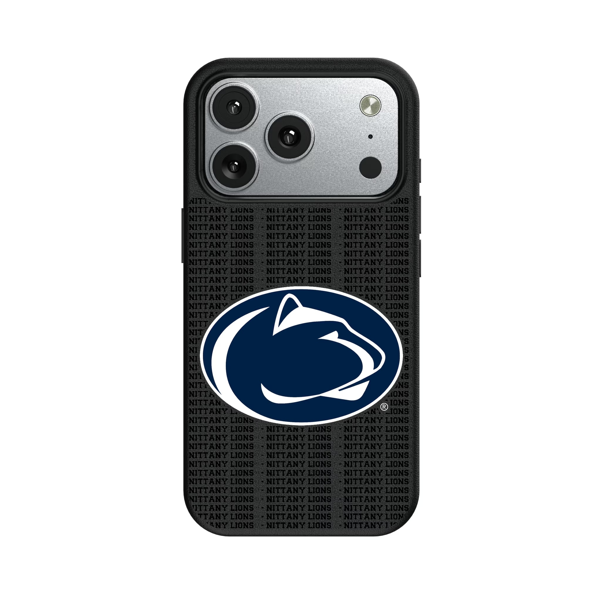 Pennsylvania State University Nittany Lions Text Backdrop iPhone MagSafe Compatible Phone Case for Apple iPhone#Device_iPhone 17 Pro
