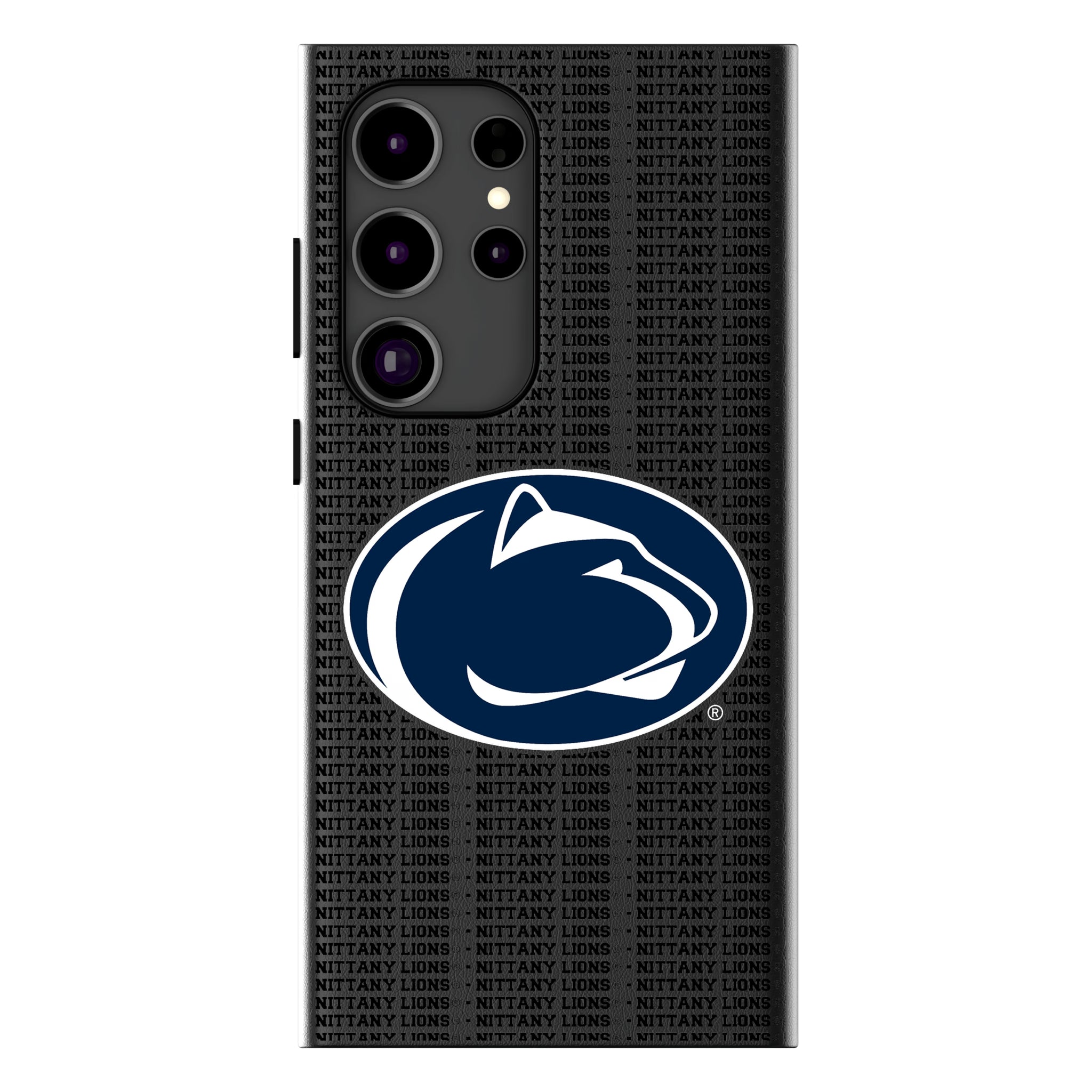Pennsylvania State University Nittany Lions Text Backdrop Galaxy MagSafe Compatible Phone Case for Samsung Galaxy