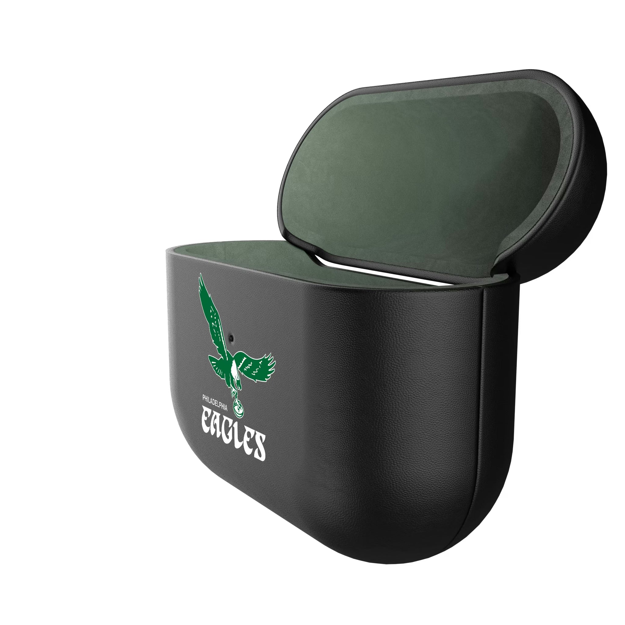 Philadelphia Eagles 1973-1995 Historic Collection Insignia AirPods AirPod Case Cover - Isometric View#Device_AirPods 3rd Gen