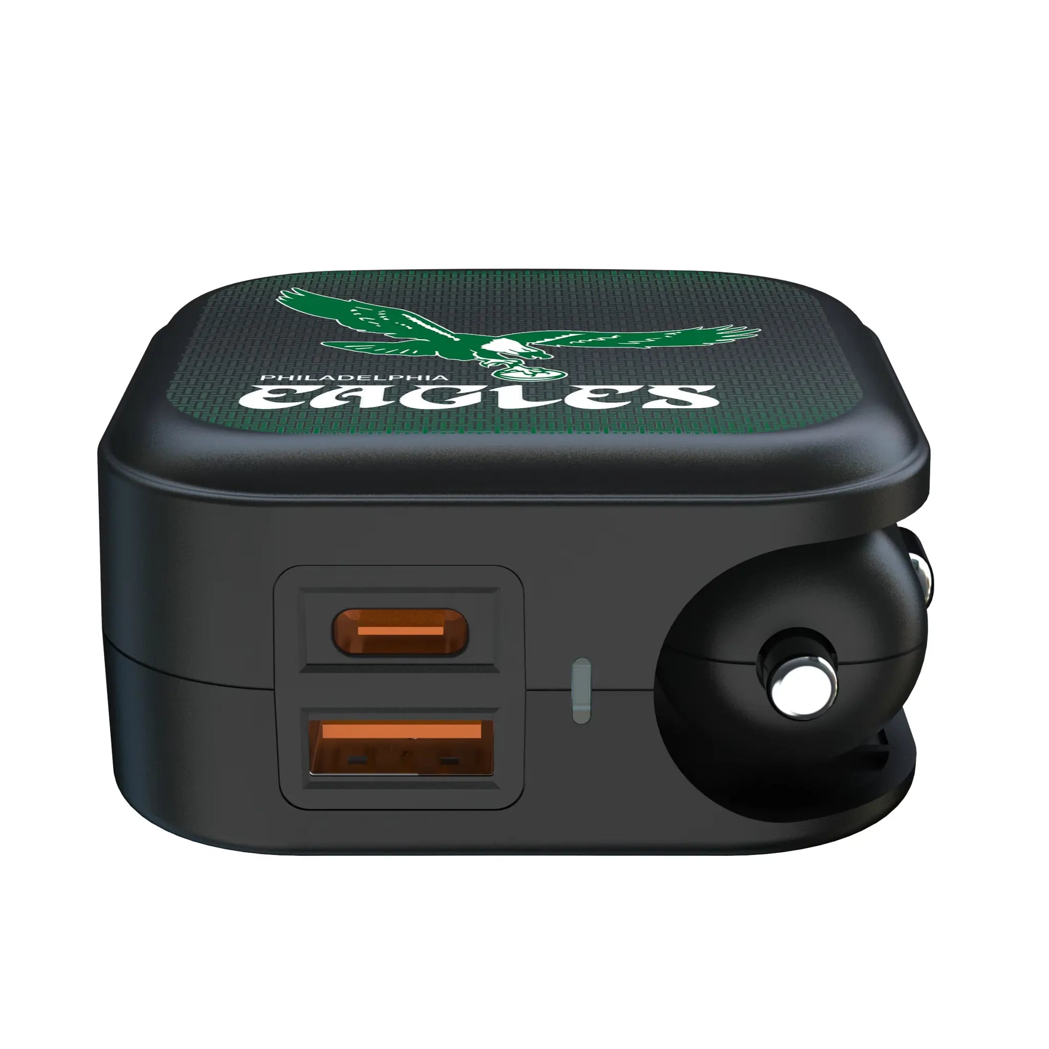 Philadelphia Eagles 1973-1995 Historic Collection Linen 2 in 1 USB A/C Charger