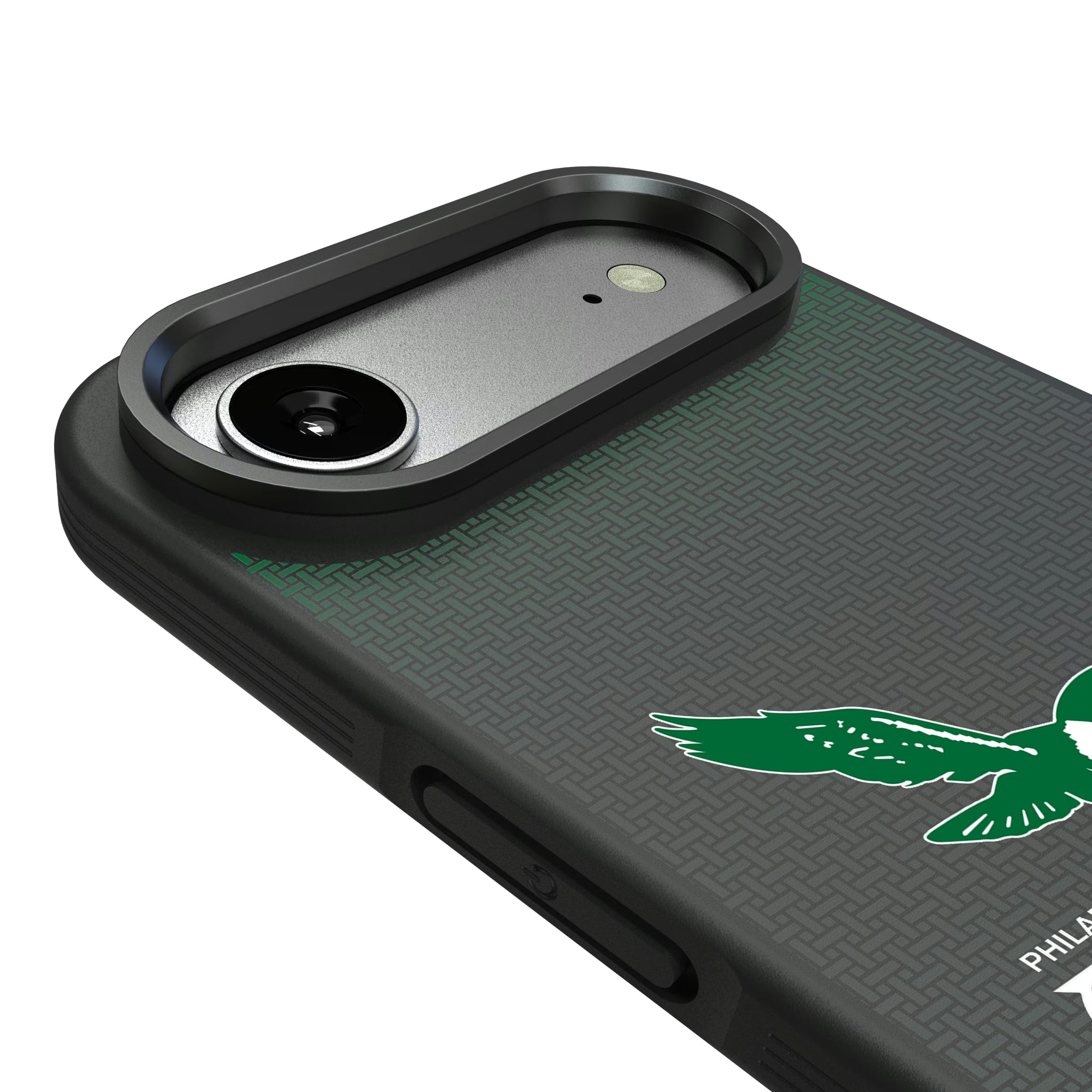Philadelphia Eagles 1973-1995 Historic Collection Linen iPhone Bump Phone Case for Apple iPhone - Detail#Device_iPhone Air