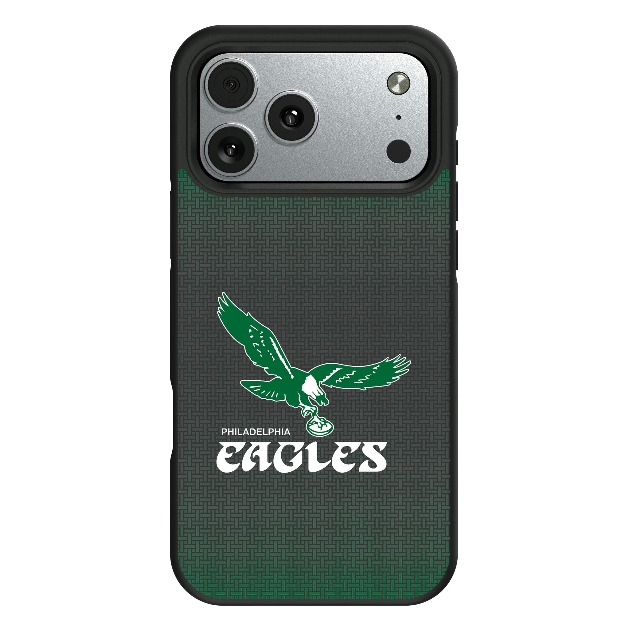 Philadelphia Eagles 1973-1995 Historic Collection Linen iPhone Bump Phone Case for Apple iPhone#Device_iPhone 17 Pro Max