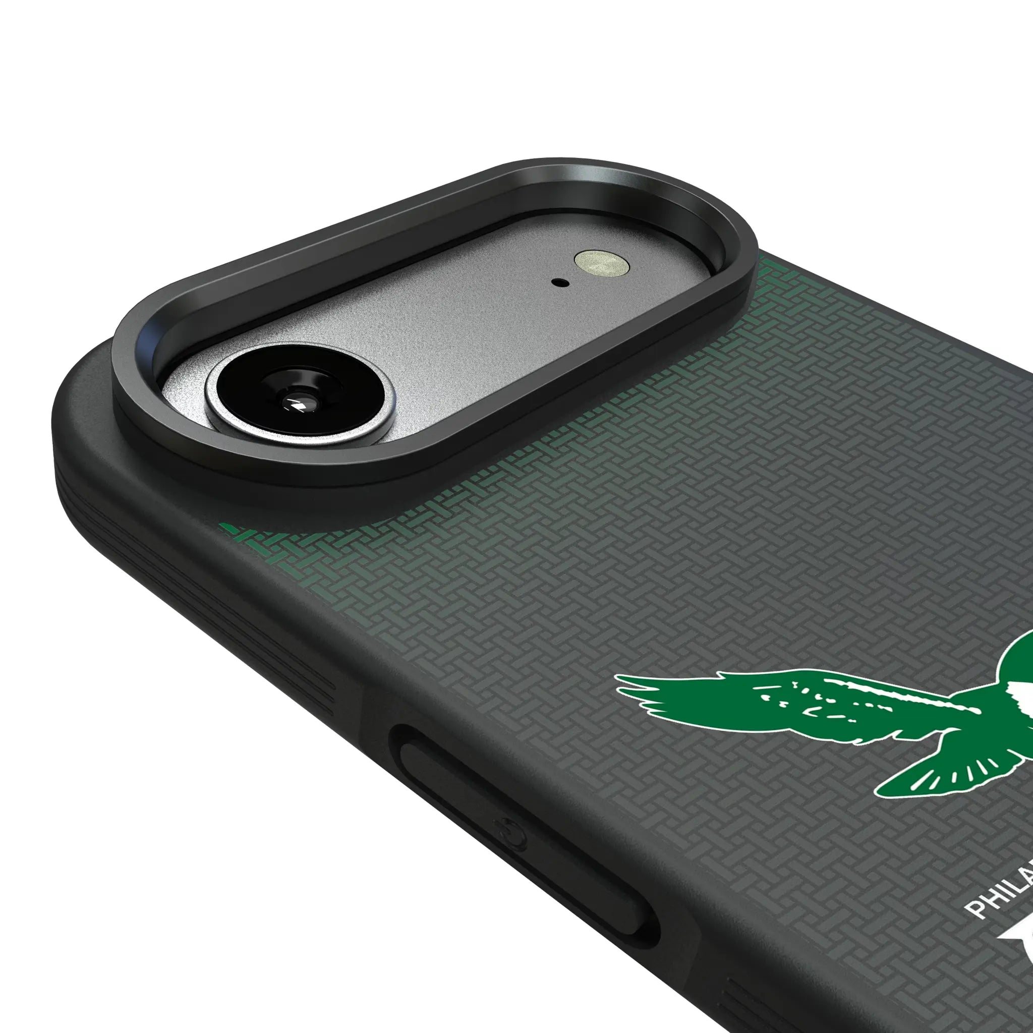 Philadelphia Eagles 1973-1995 Historic Collection Linen iPhone Bump Phone Case for Apple iPhone - Detail#Device_iPhone Air