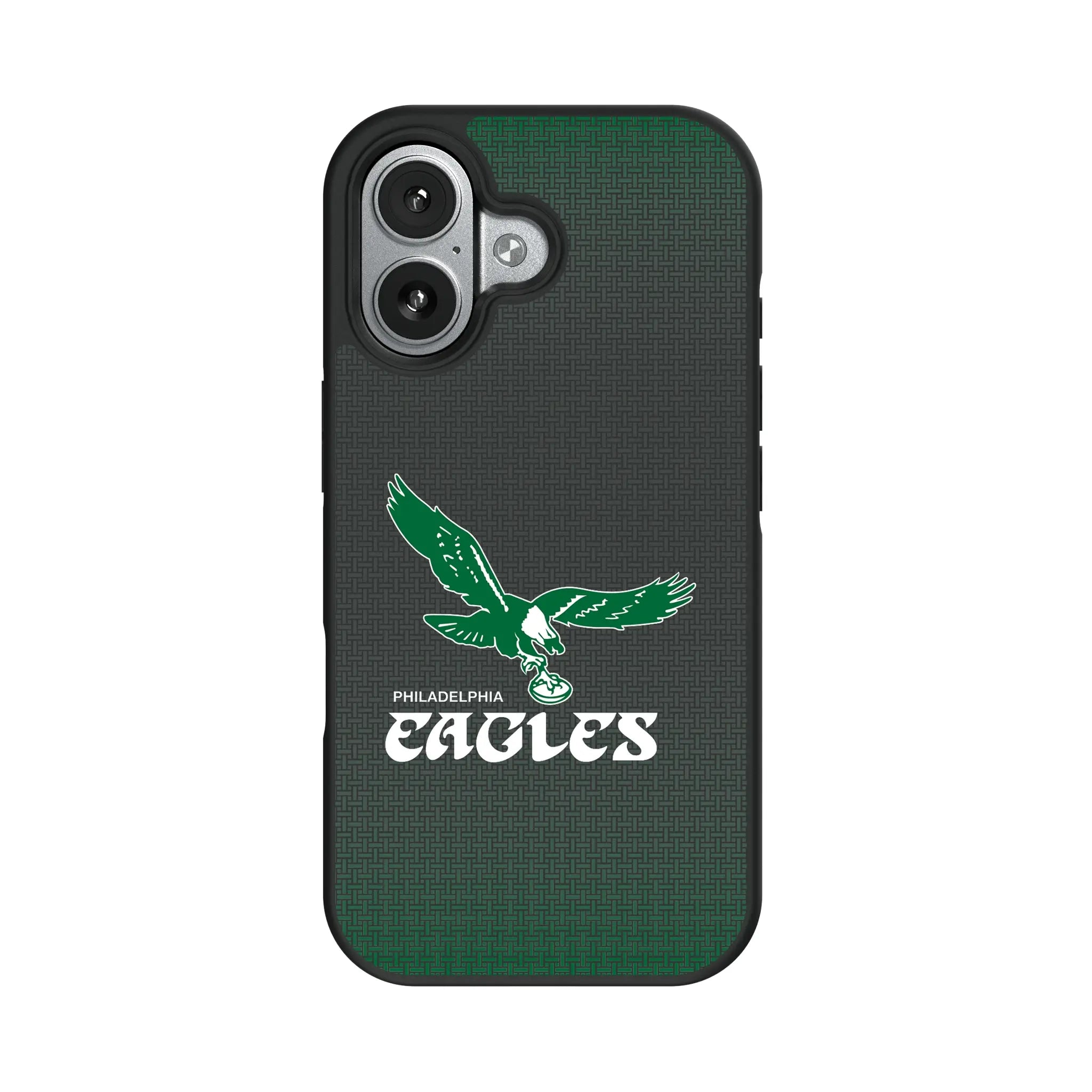 Philadelphia Eagles 1973-1995 Historic Collection Linen iPhone Bump Phone Case for Apple iPhone#Device_iPhone 17
