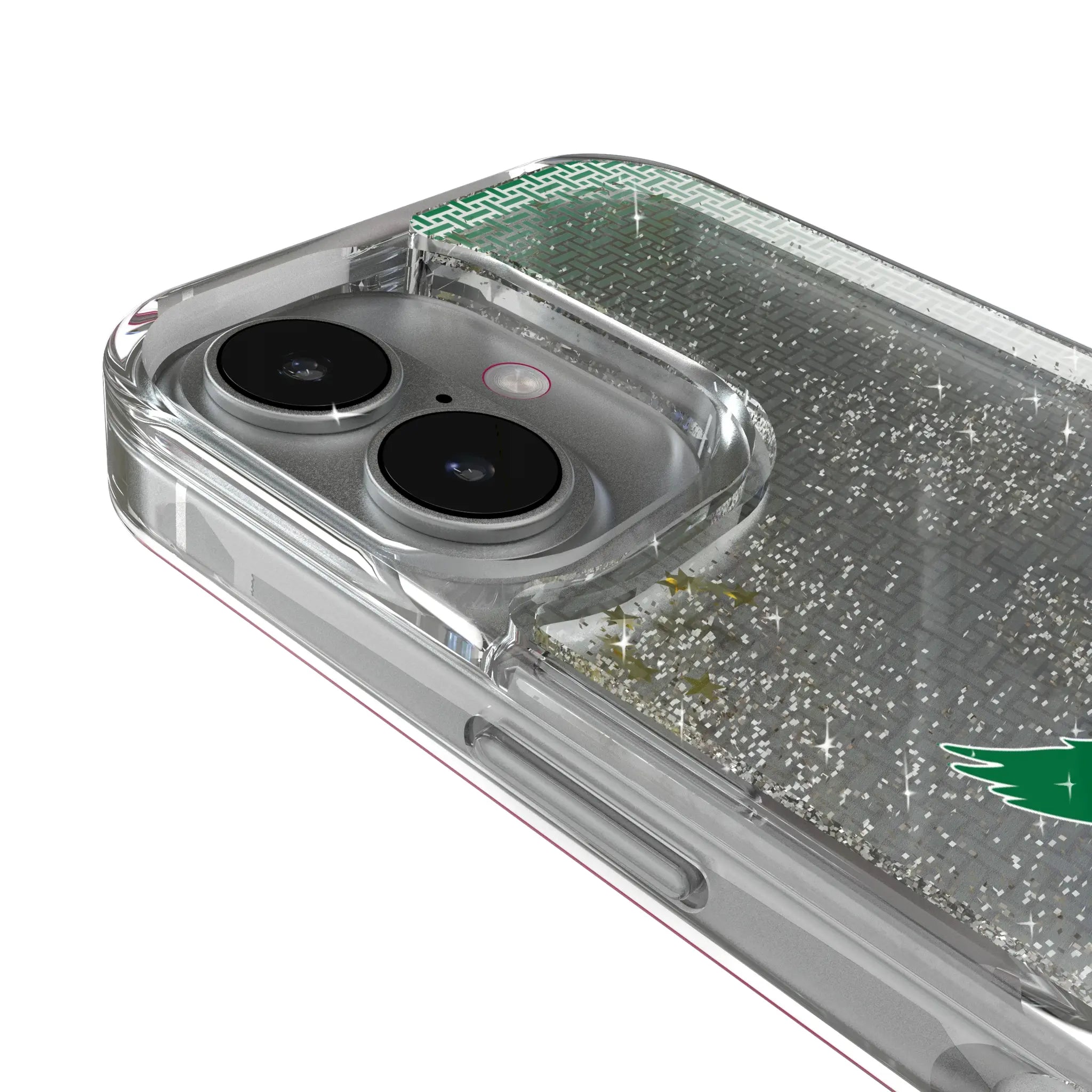 Philadelphia Eagles 1973-1995 Historic Collection Linen iPhone Glitter Phone Case for Apple iPhone - Detail