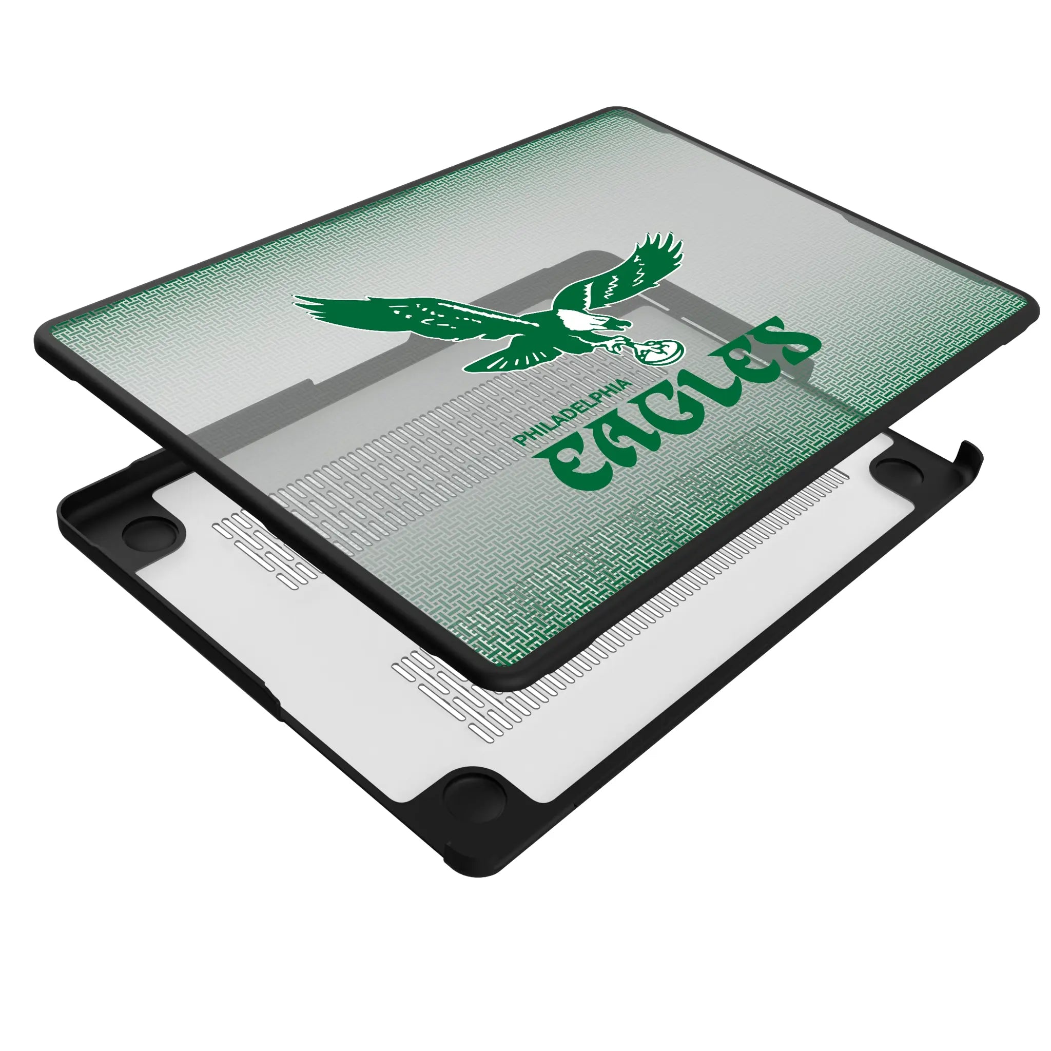 Philadelphia Eagles 1973-1995 Historic Collection Linen MacBook Laptop Case for Apple MacBook - Isometric View