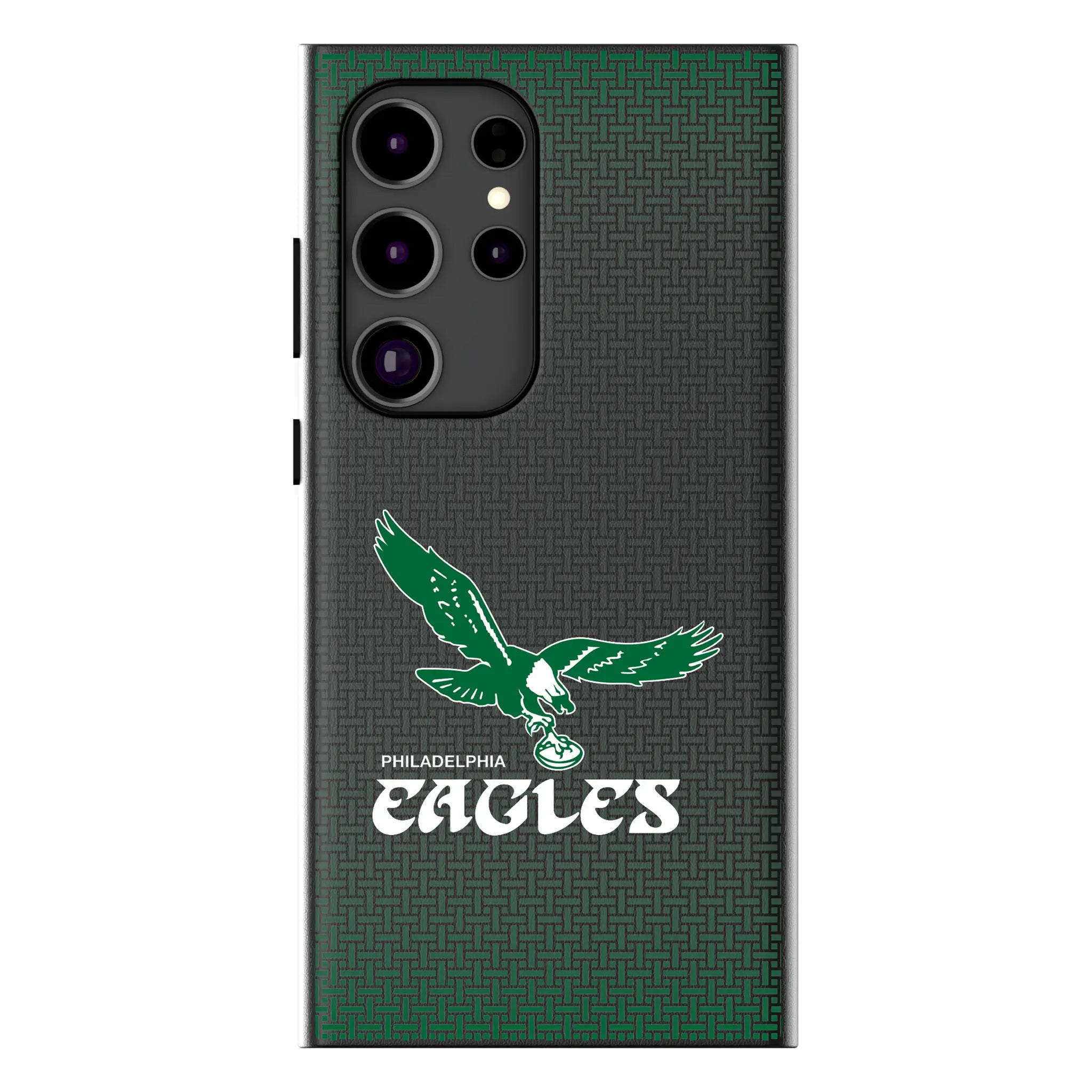 Philadelphia Eagles 1973-1995 Historic Collection Linen Galaxy MagSafe Compatible Phone Case for Samsung Galaxy