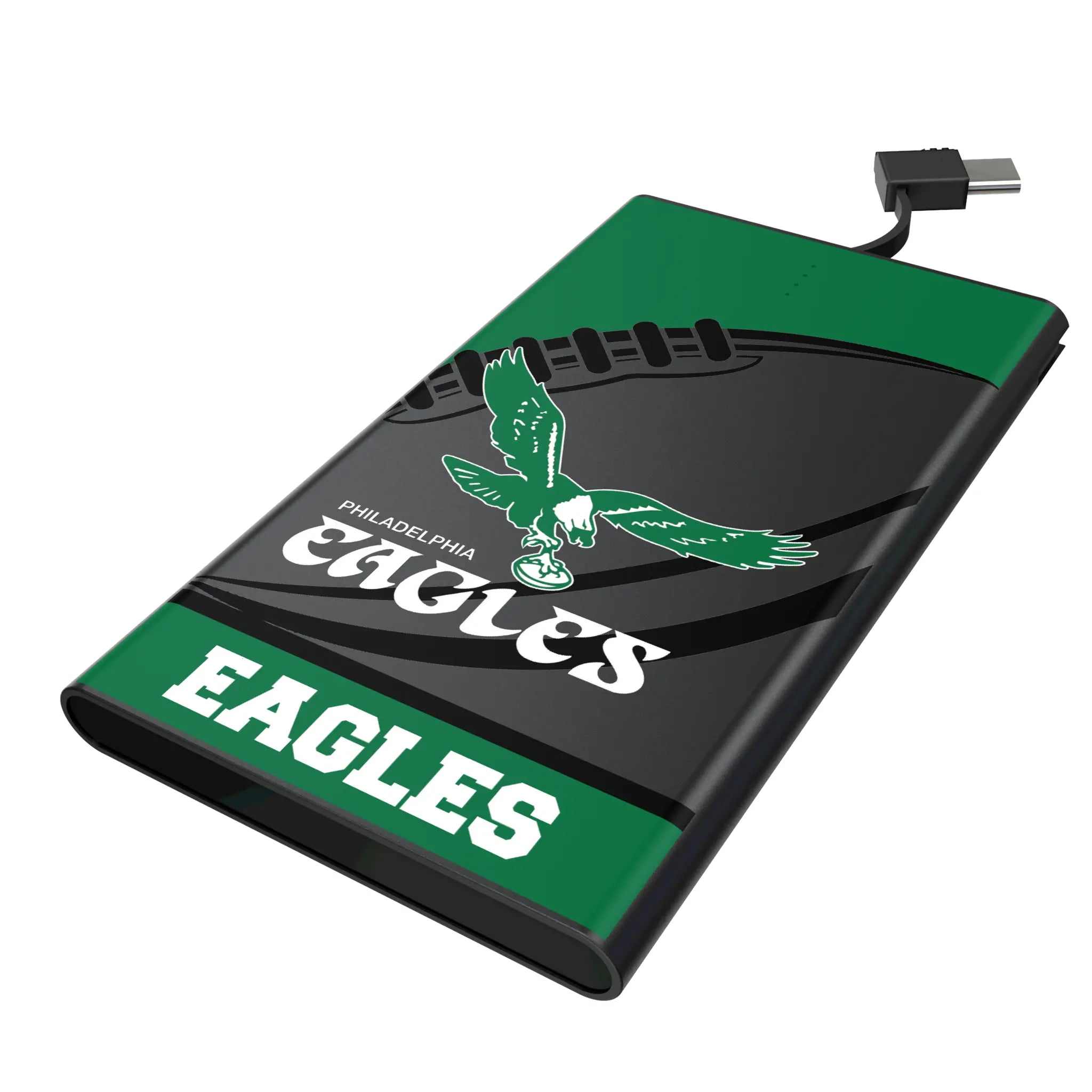 Philadelphia Eagles 1973-1995 Historic Collection Passtime 5000mAh Flat Power Bank