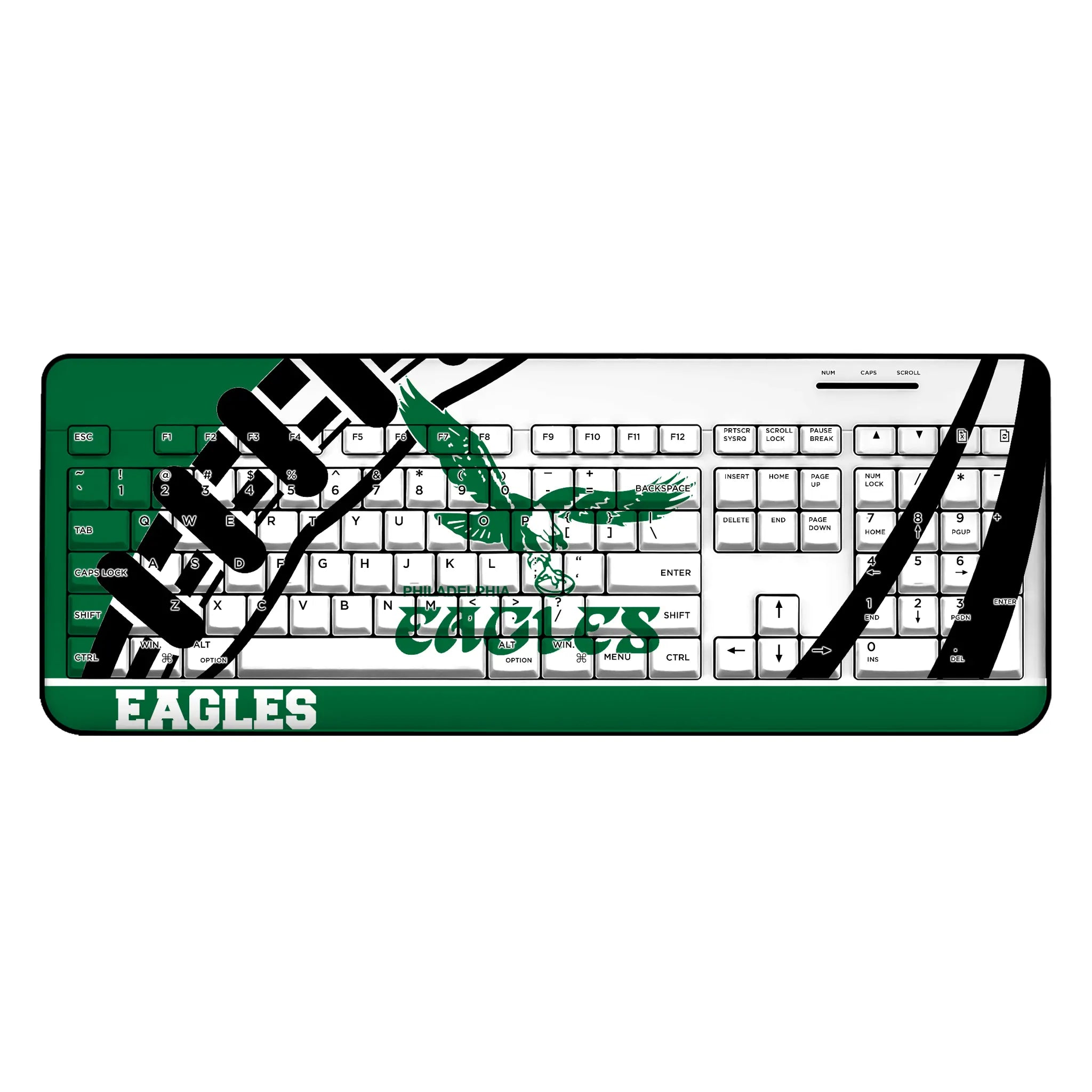 Philadelphia Eagles 1973-1995 Historic Collection Passtime Wireless USB Keyboard