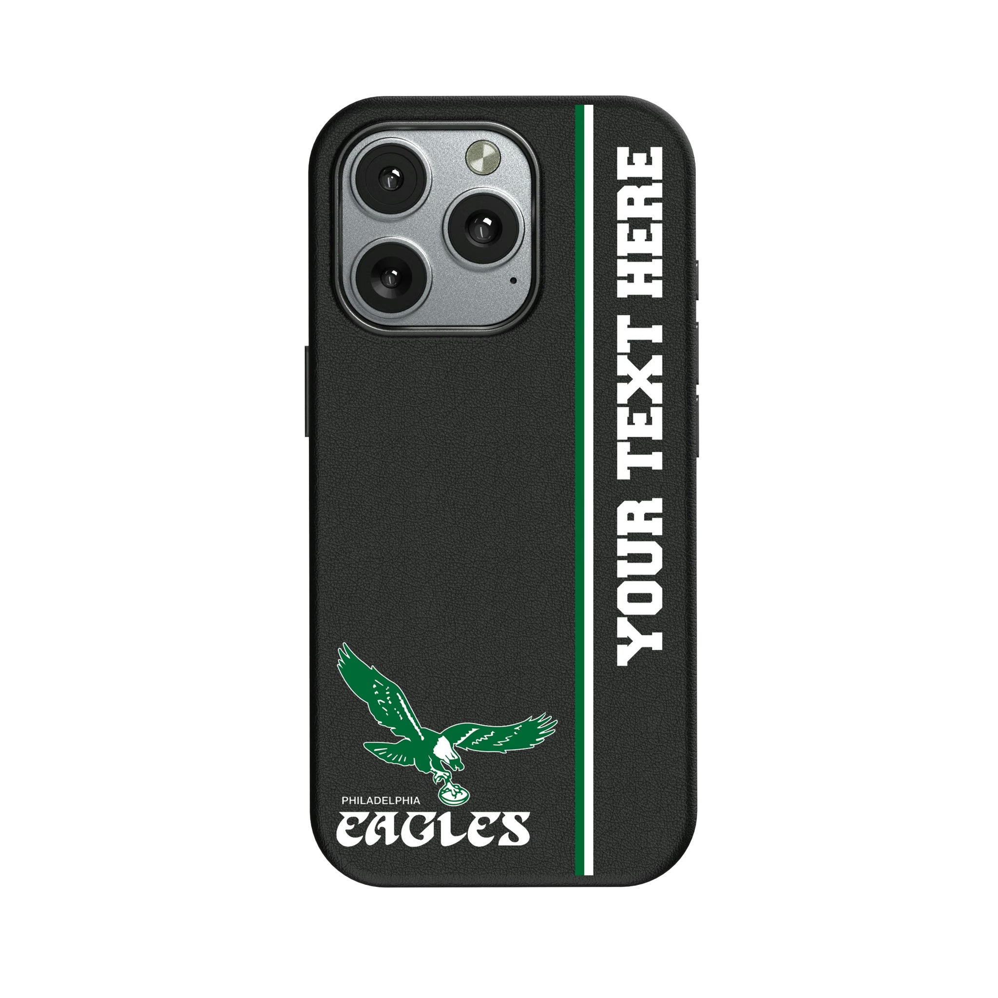 Philadelphia Eagles 1973-1995 Historic Collection Personalized Sidebard iPhone MagSafe Compatible Phone Case for Apple iPhone