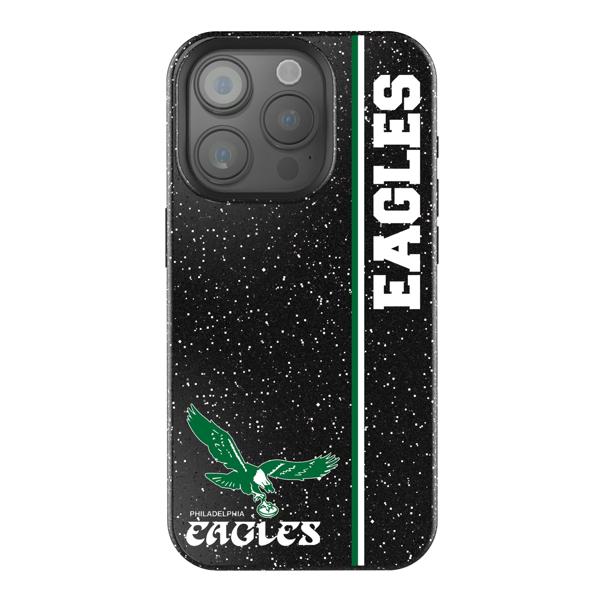 Philadelphia Eagles 1973-1995 Historic Collection Sidebar iPhone Bling Phone Case for Apple iPhone