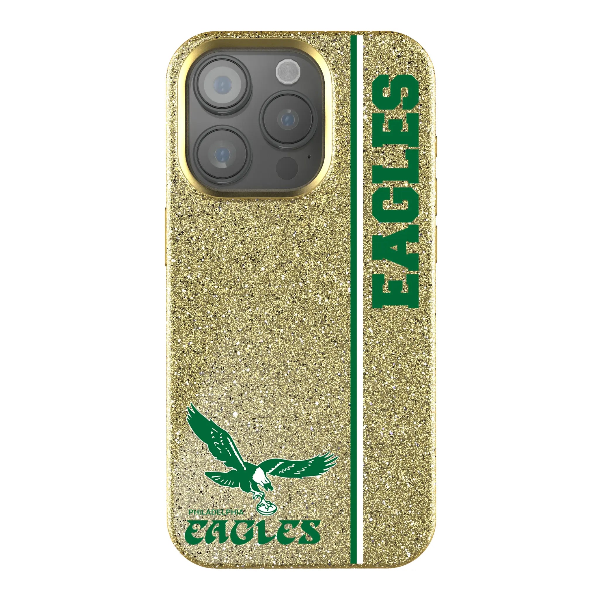 Philadelphia Eagles 1973-1995 Historic Collection Sidebar iPhone Bling Phone Case for Apple iPhone