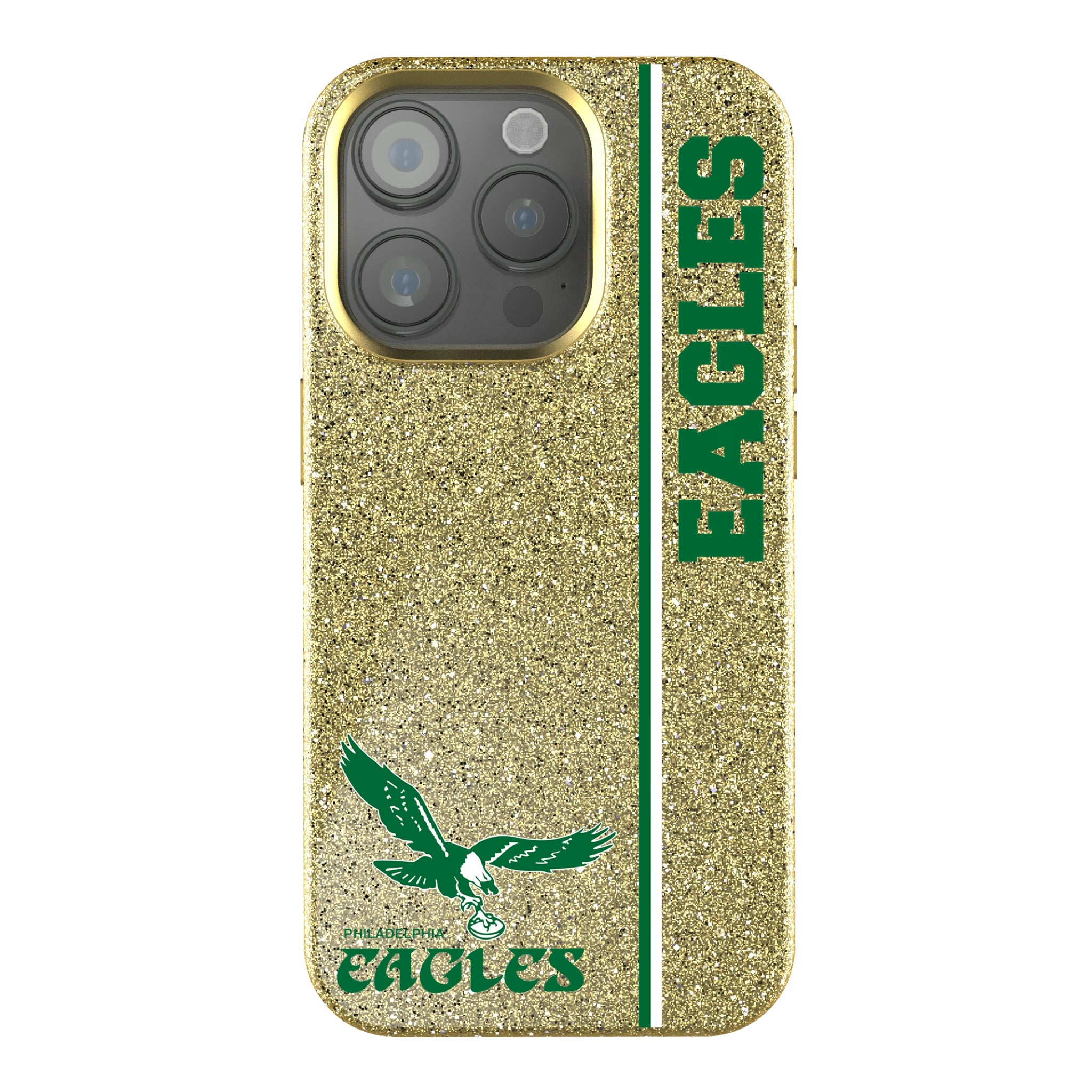 Philadelphia Eagles 1973-1995 Historic Collection Sidebar iPhone Bling Phone Case for Apple iPhone