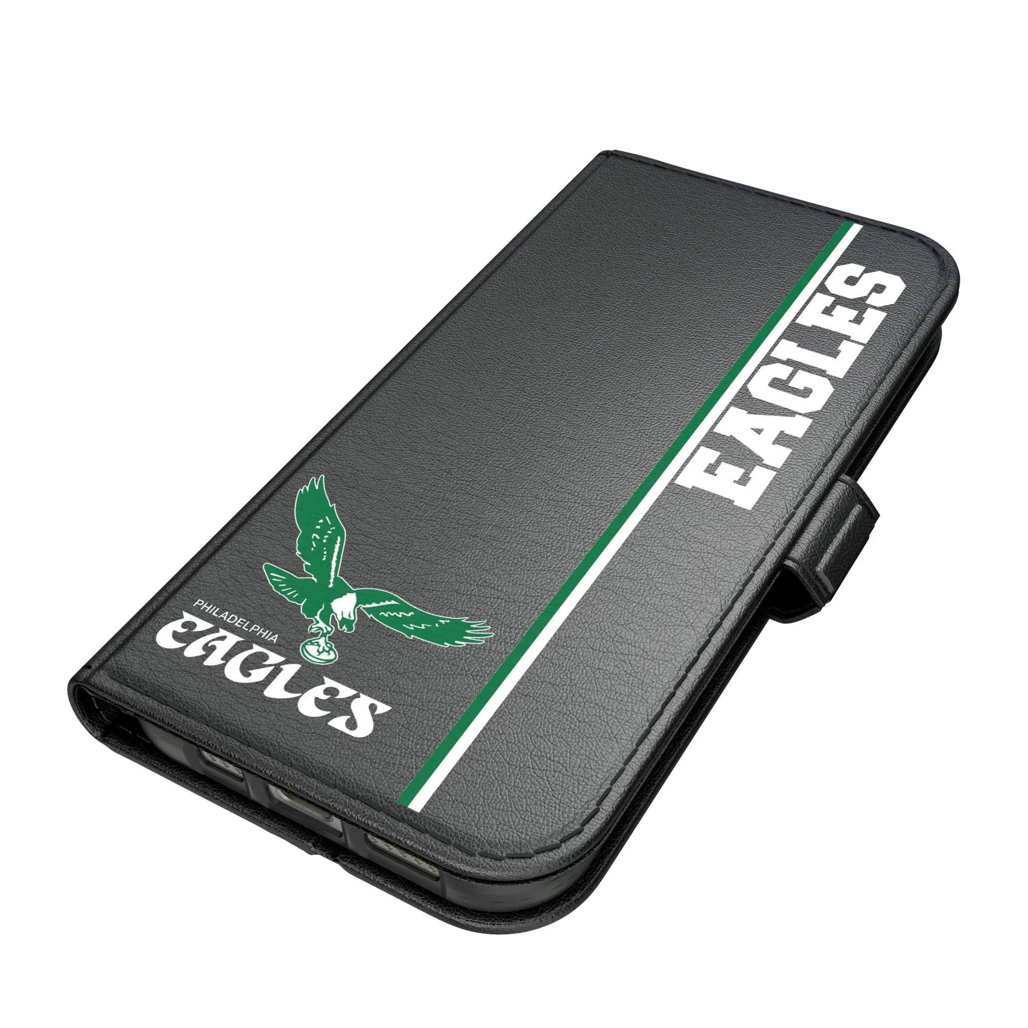 Philadelphia Eagles 1973-1995 Historic Collection Sidebar iPhone Folio Phone Case for Apple iPhone#Device_iPhone 17