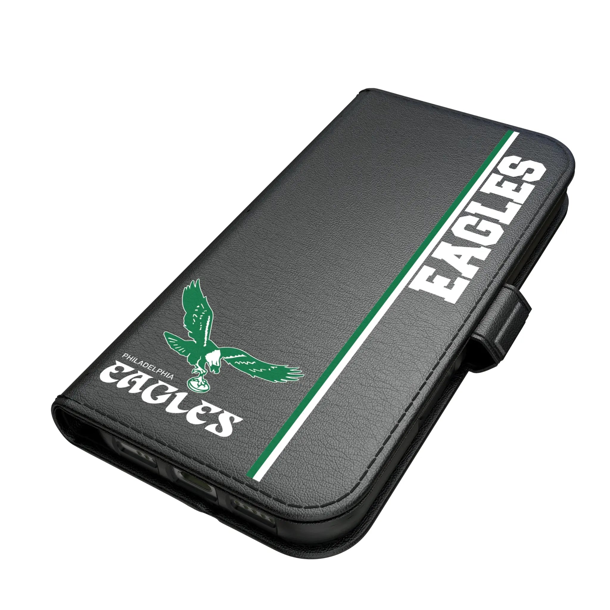 Philadelphia Eagles 1973-1995 Historic Collection Sidebar iPhone Folio Phone Case for Apple iPhone#Device_iPhone 17 Pro