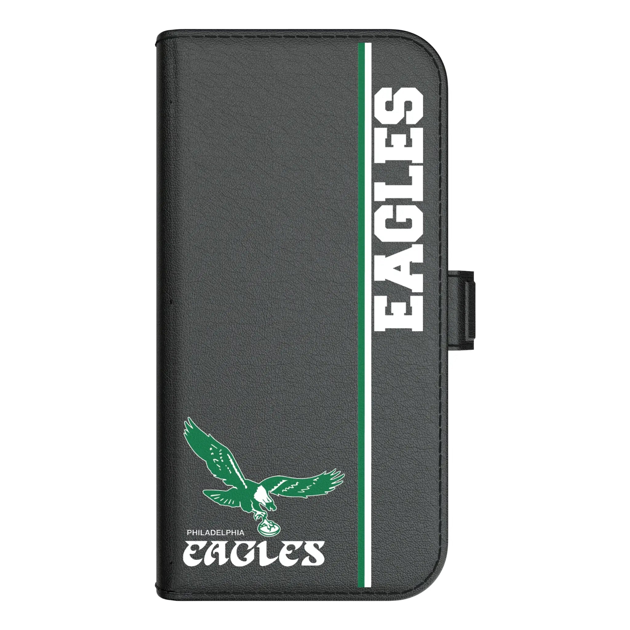 Philadelphia Eagles 1973-1995 Historic Collection Sidebar iPhone Folio Phone Case for Apple iPhone#Device_iPhone 17 Pro