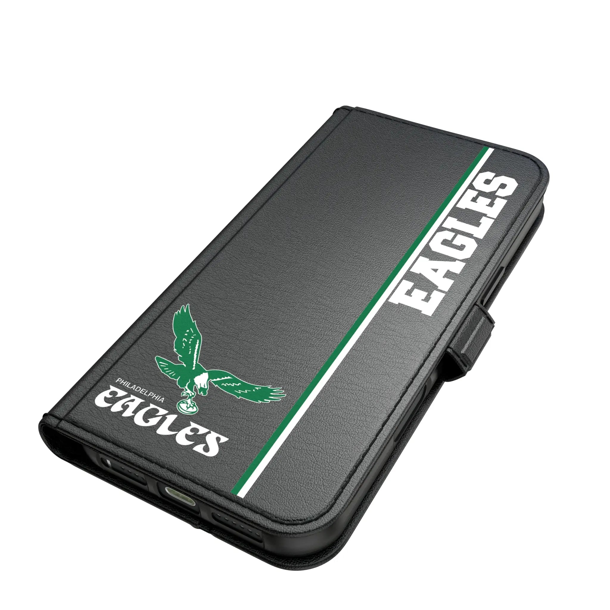 Philadelphia Eagles 1973-1995 Historic Collection Sidebar iPhone Folio Phone Case for Apple iPhone#Device_iPhone 17 Pro Max