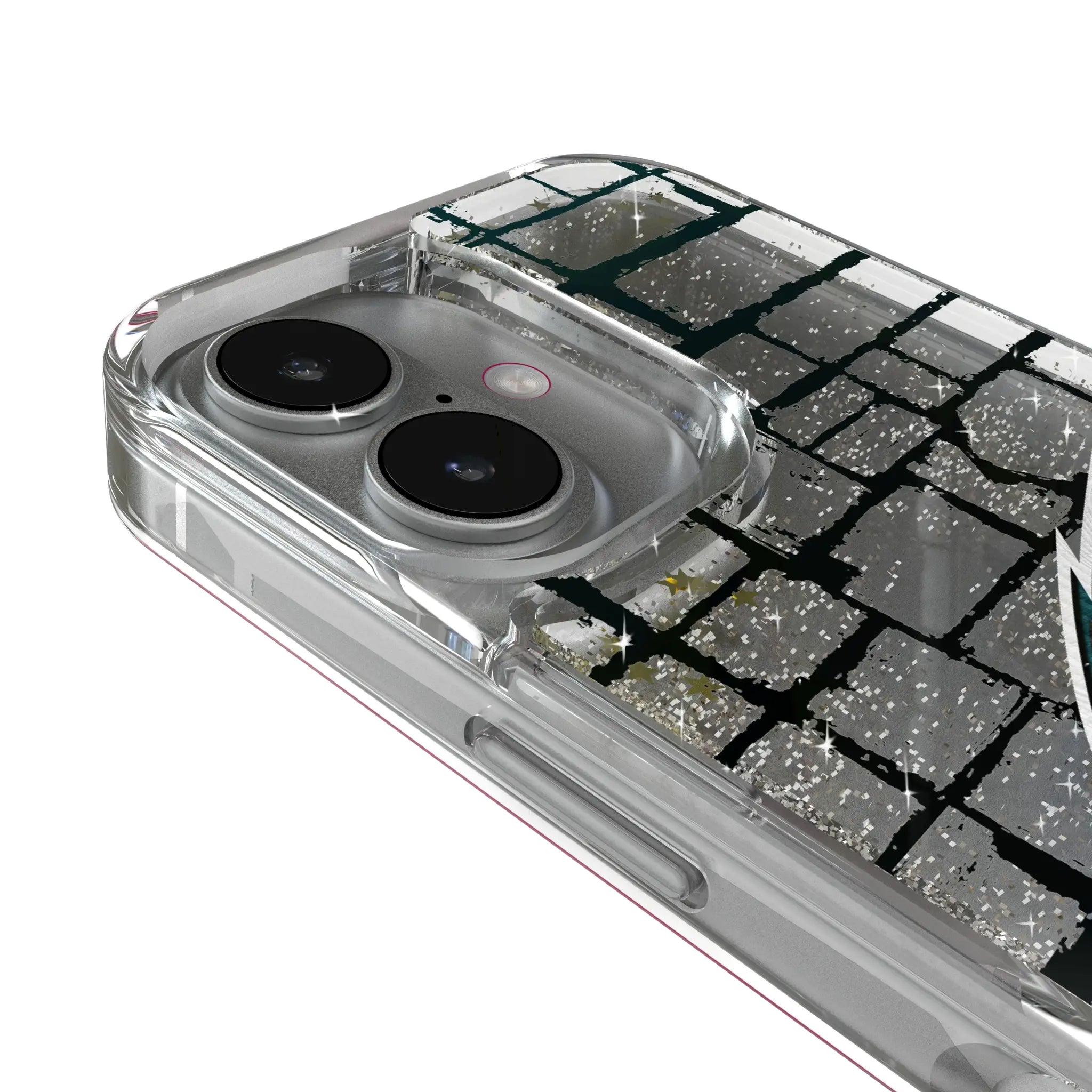 Philadelphia Eagles Brick iPhone Glitter Phone Case for Apple iPhone - Detail