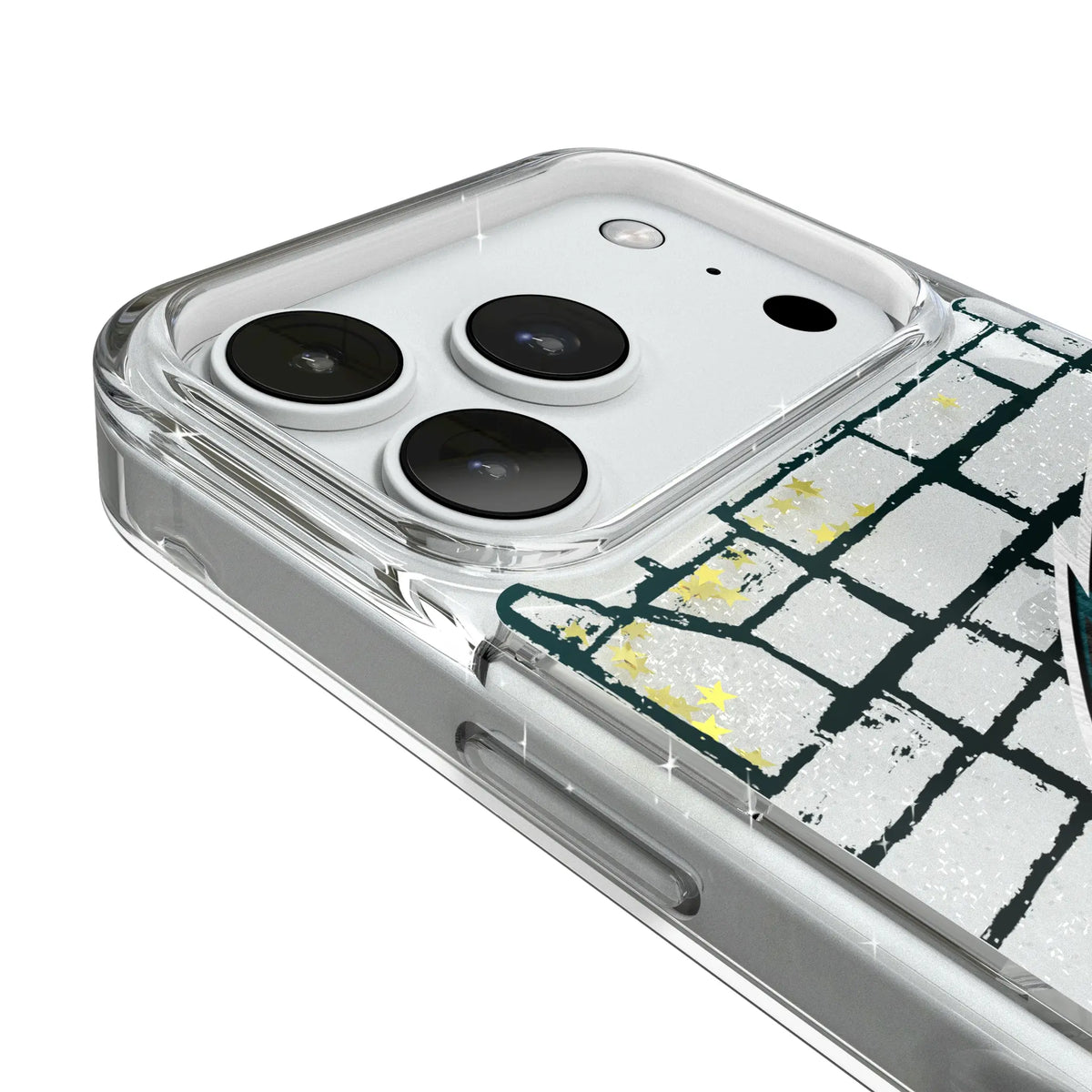 Philadelphia Eagles Brick iPhone Glitter Phone Case for Apple iPhone - Detail#Device_iPhone 18 Pro