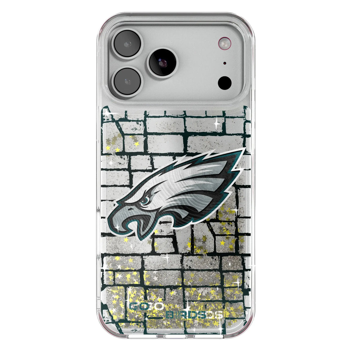 Philadelphia Eagles Brick Glitter Phone Case for Apple iPhone