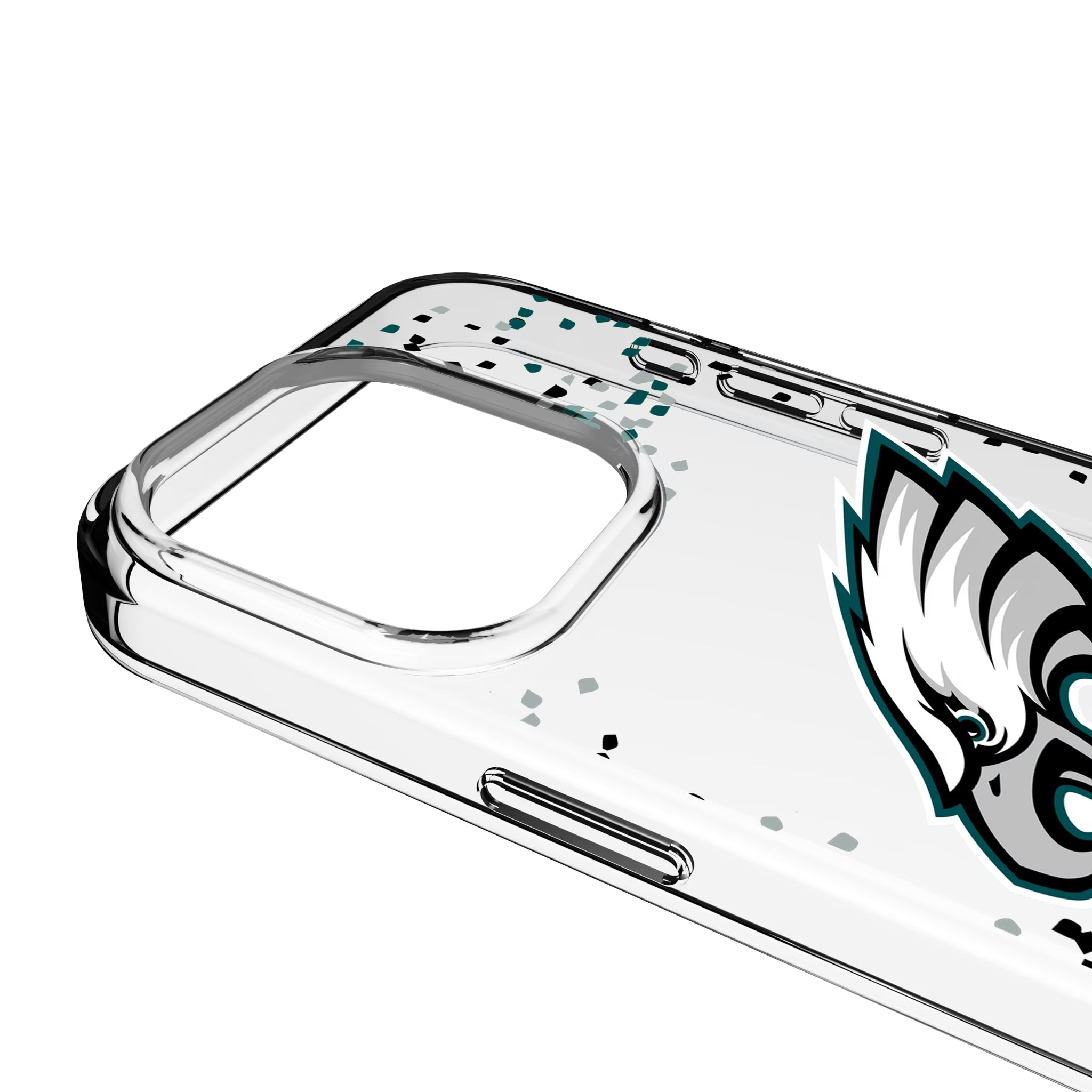 Philadelphia Eagles Confetti iPhone Clear Phone Case for Apple iPhone - Detail