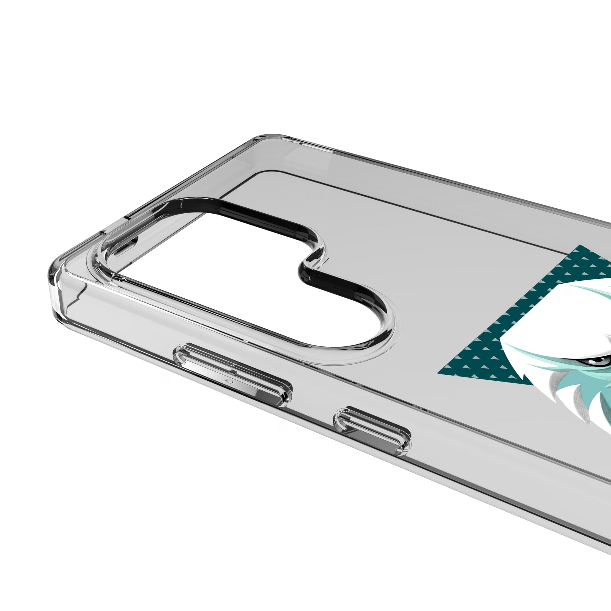 Philadelphia Eagles Deco Galaxy Clear Phone Case for Samsung Galaxy - Detail